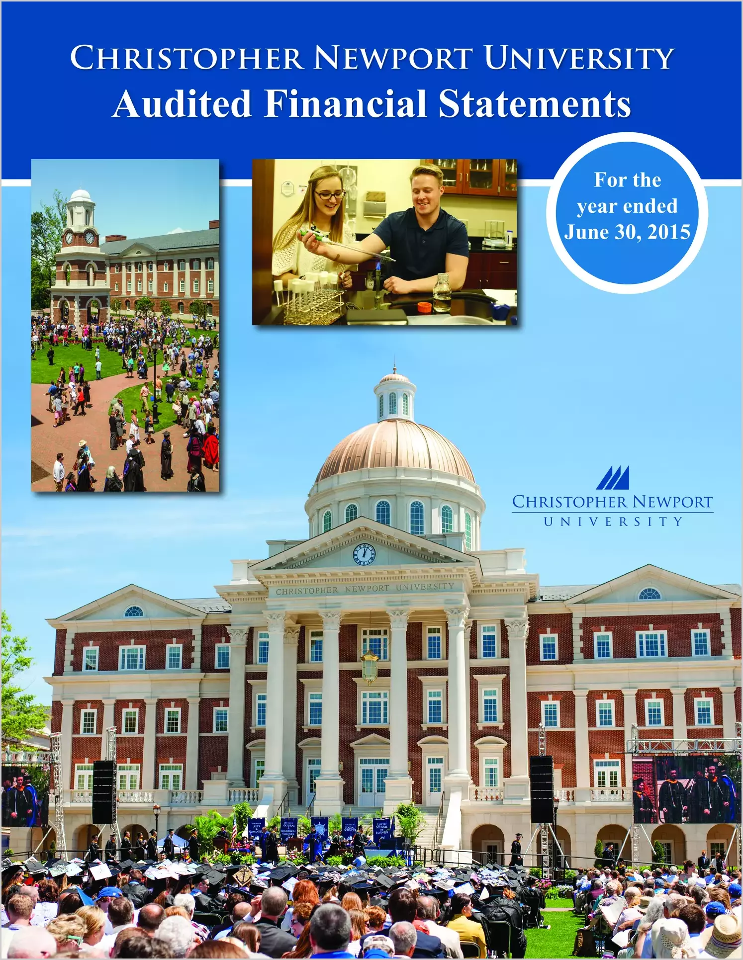 Christopher Newport University Financial Statements for the year ended June 30, 2015