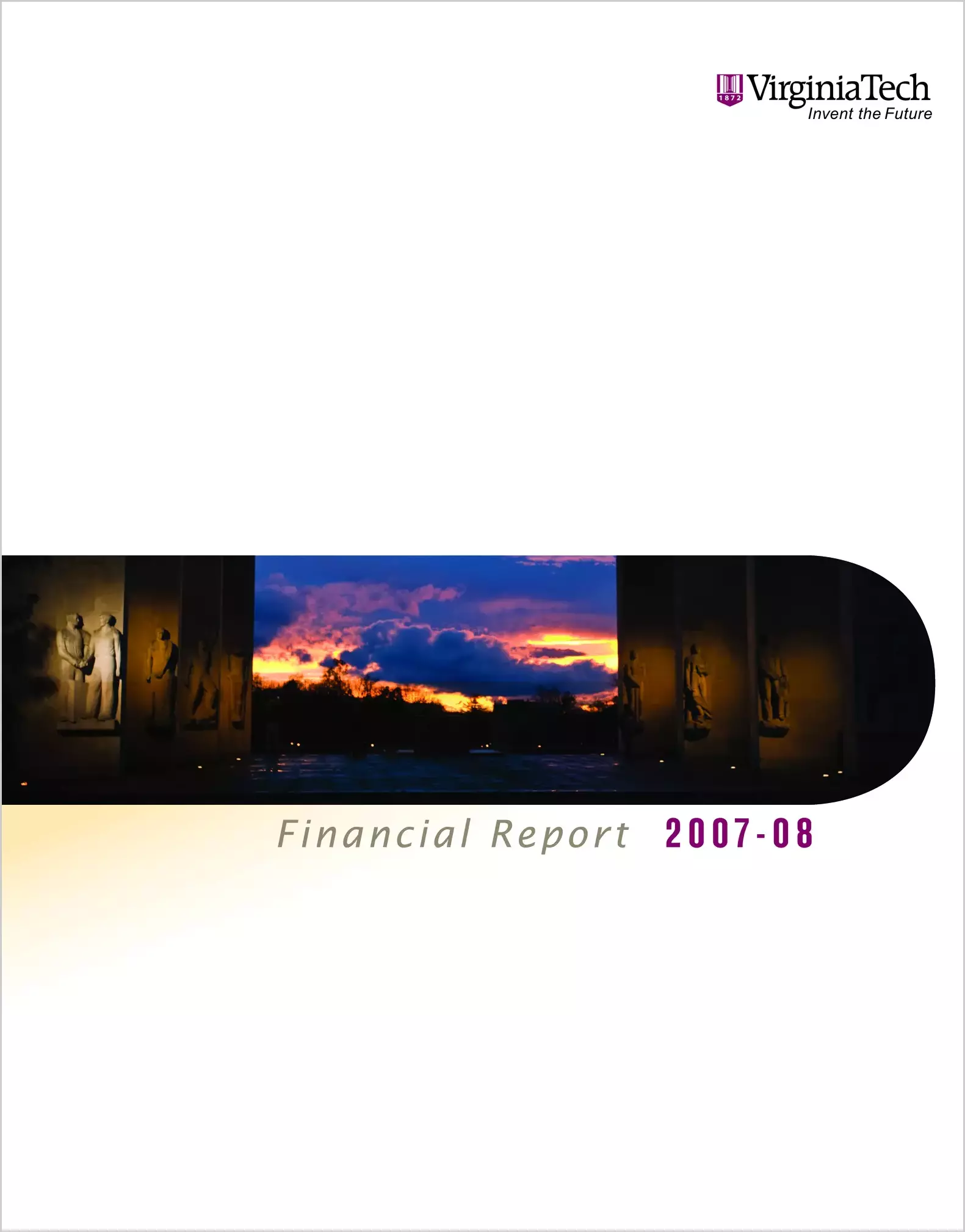 Virginia Polytechnic Institute and State University - Financial Report 2008
