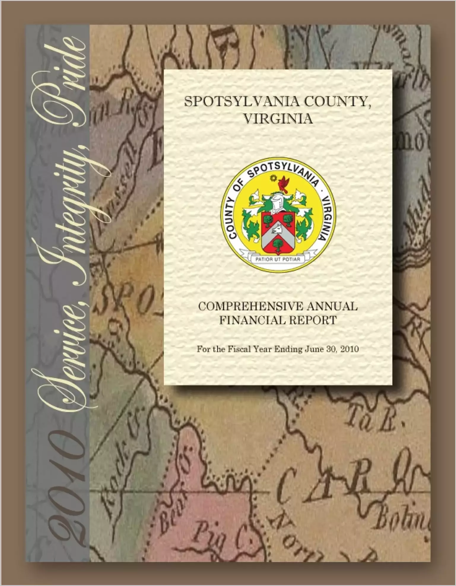 2010 Annual Financial Report for County of Spotsylvania