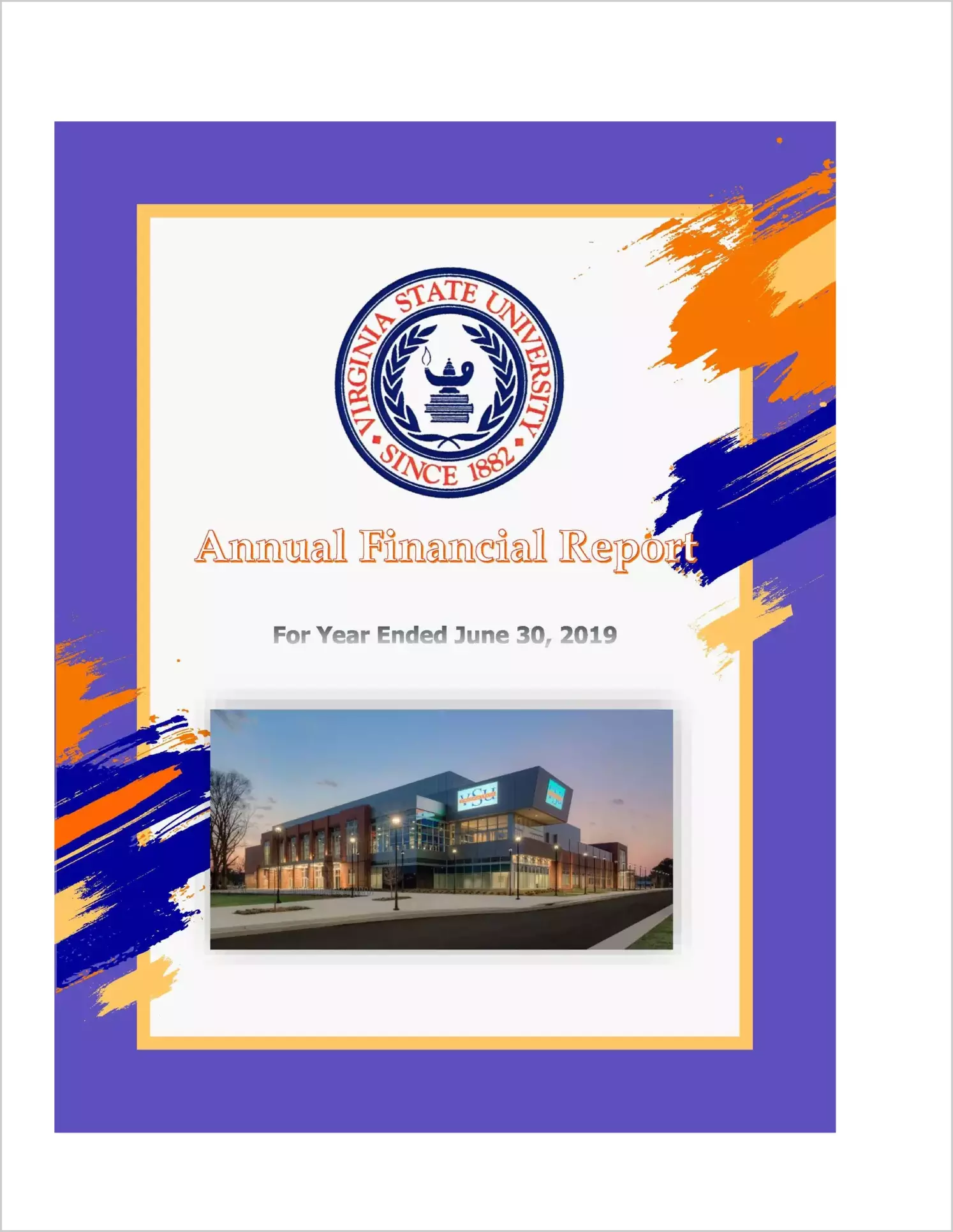 Virginia State University Financial Statements for the year ended June 30, 2019