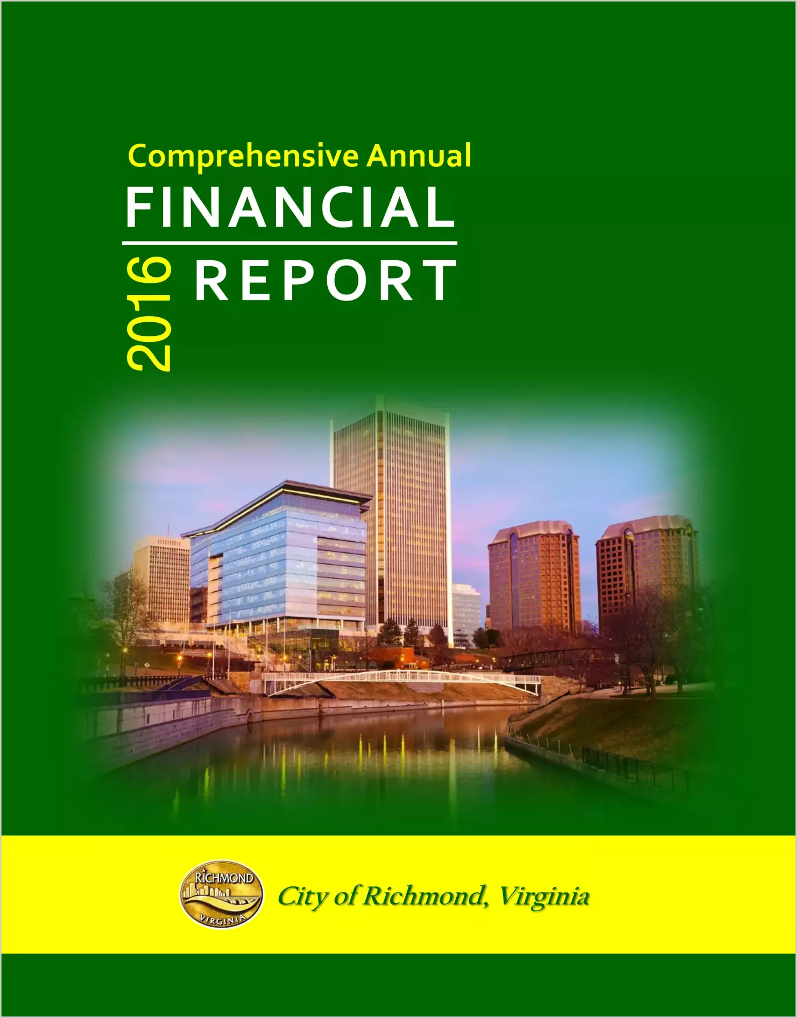 2016 Annual Financial Report for City of Richmond
