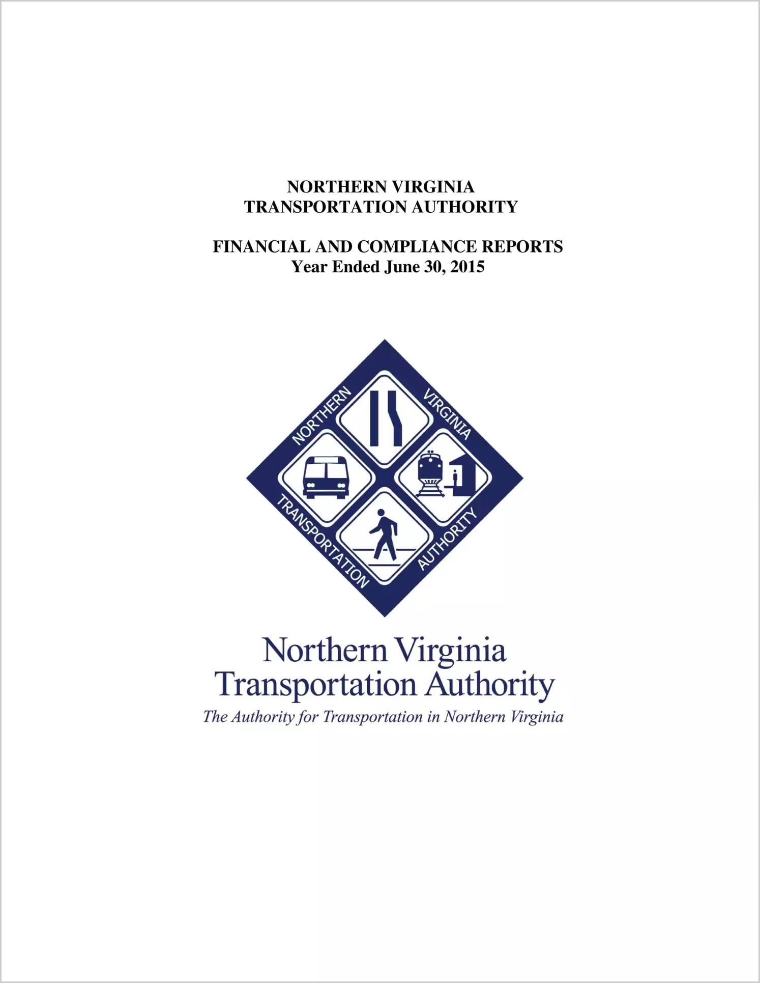 2015 ABC/Other Annual Financial Report  for Northern Virginia Transportation Authority