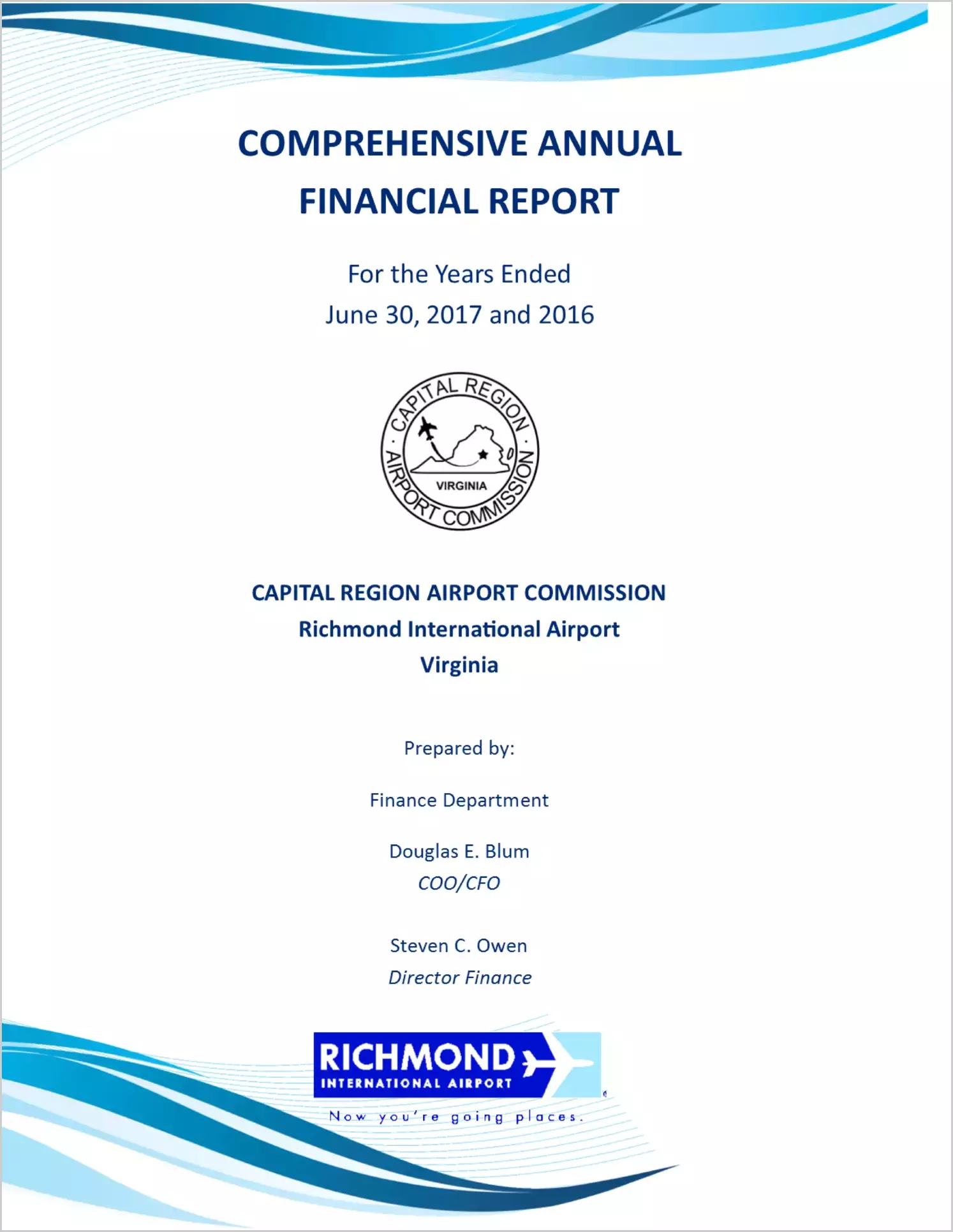 2017 ABC/Other Annual Financial Report  for Capital Region Airport Commission