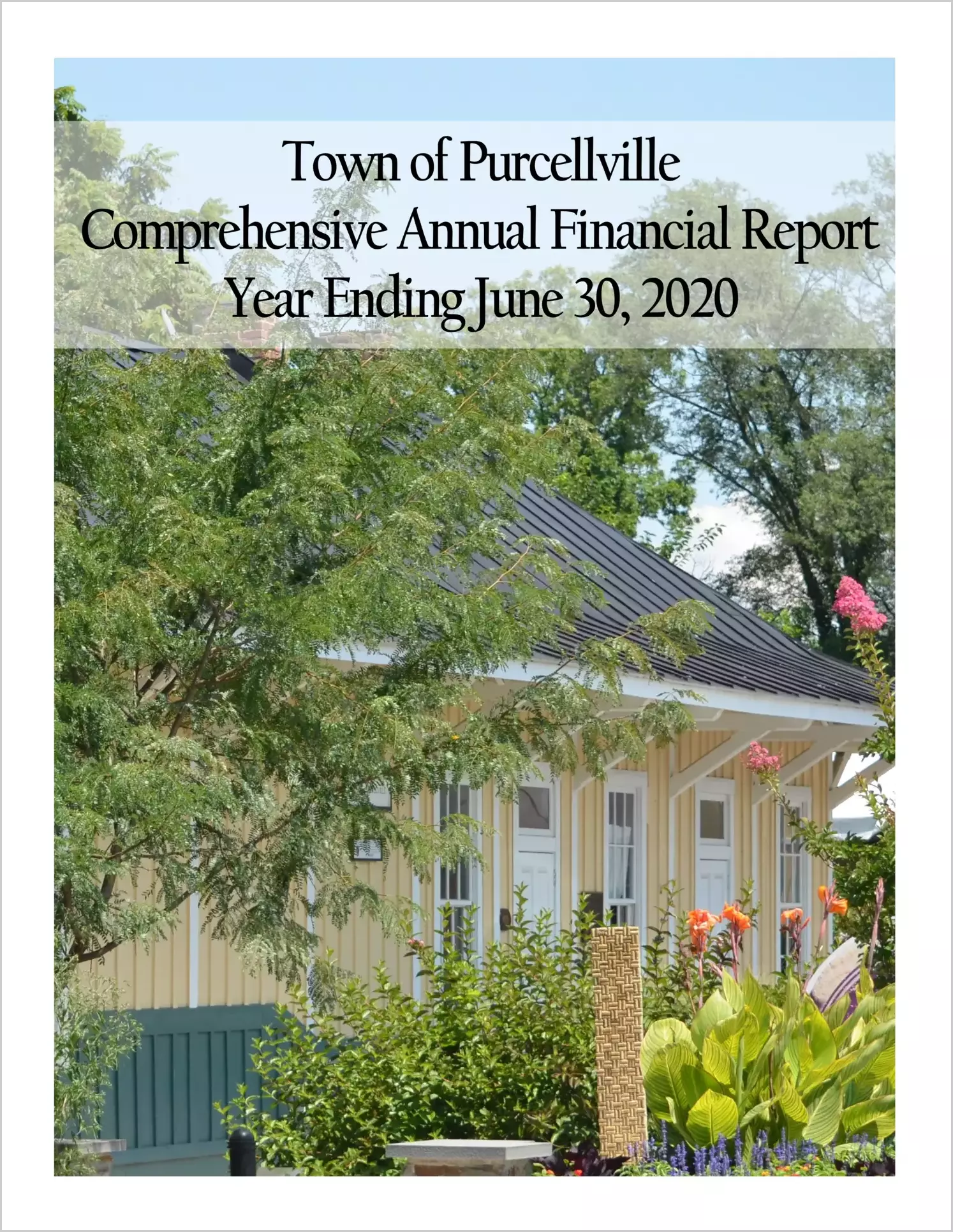 2020 Annual Financial Report for Town of Purcellville