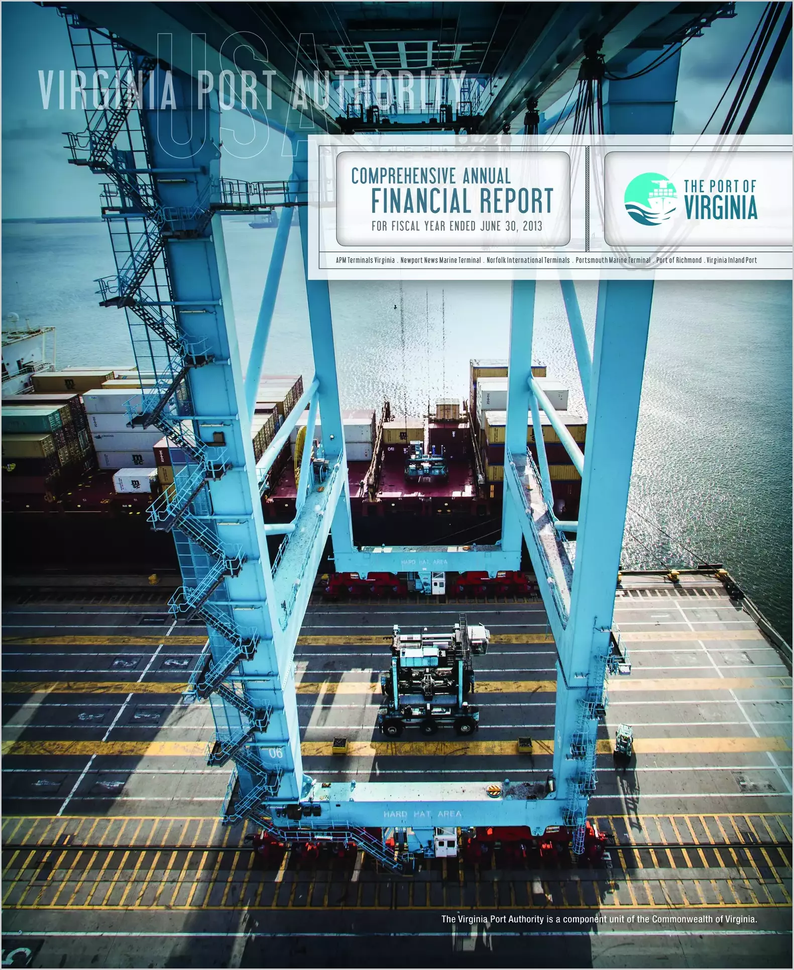 Virginia Port Authority Financial Statements Report for the year ended June 30, 2013
