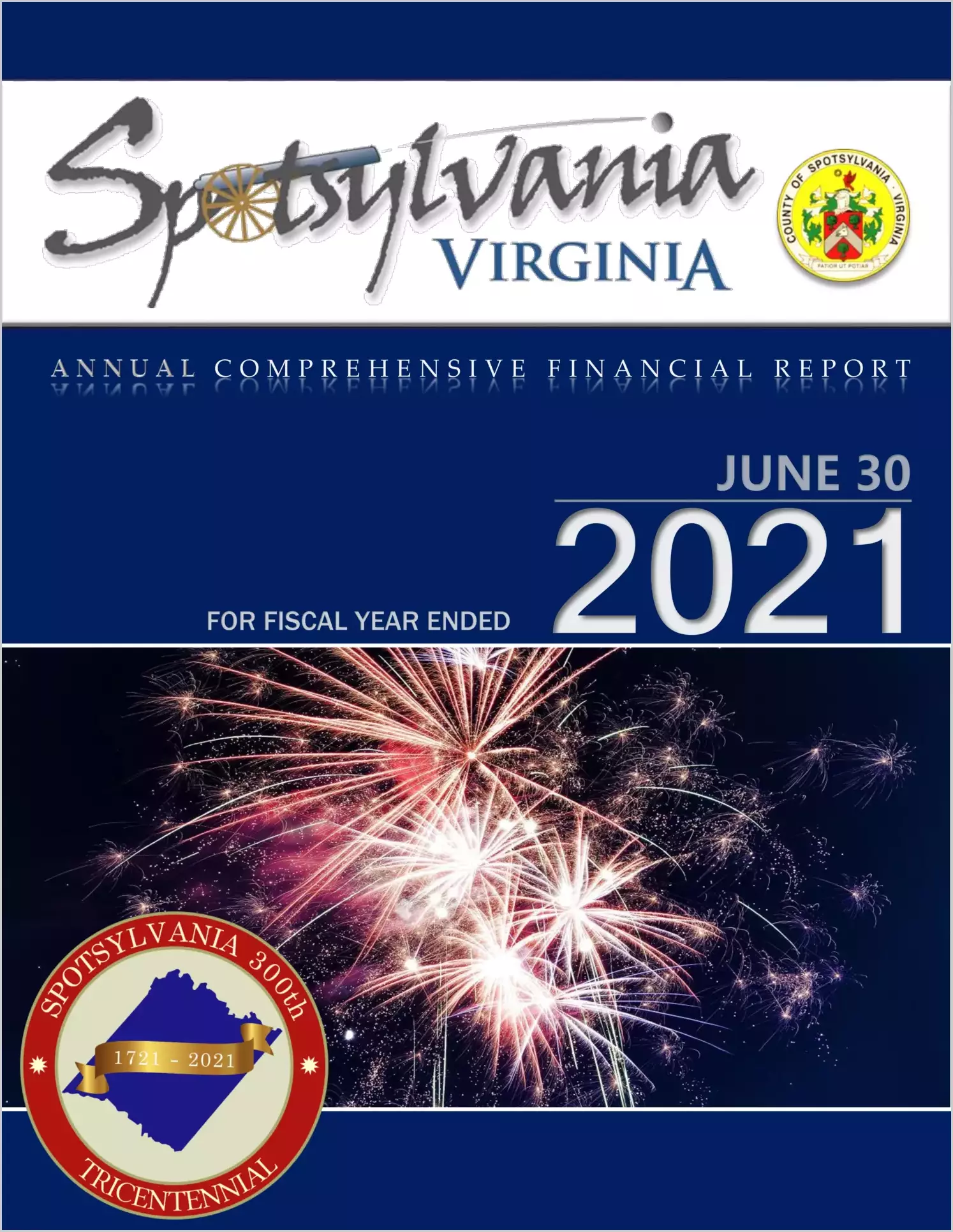 2021 Annual Financial Report for County of Spotsylvania