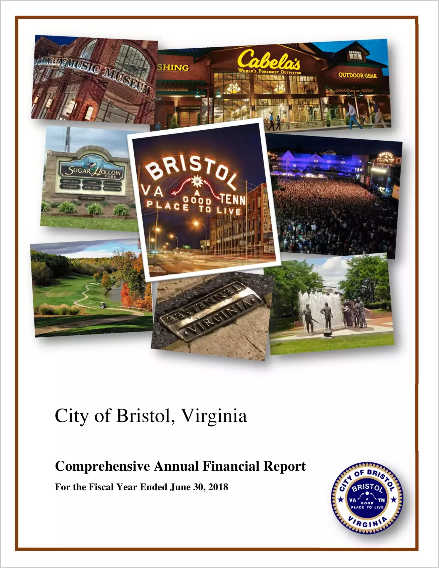 2018 Annual Financial Report for City of Bristol