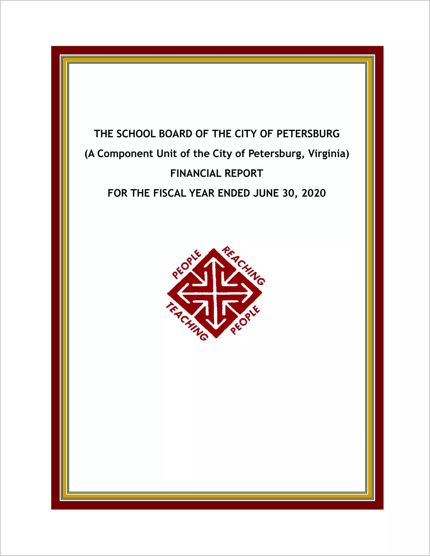 2020 Public Schools Annual Financial Report for City of Petersburg