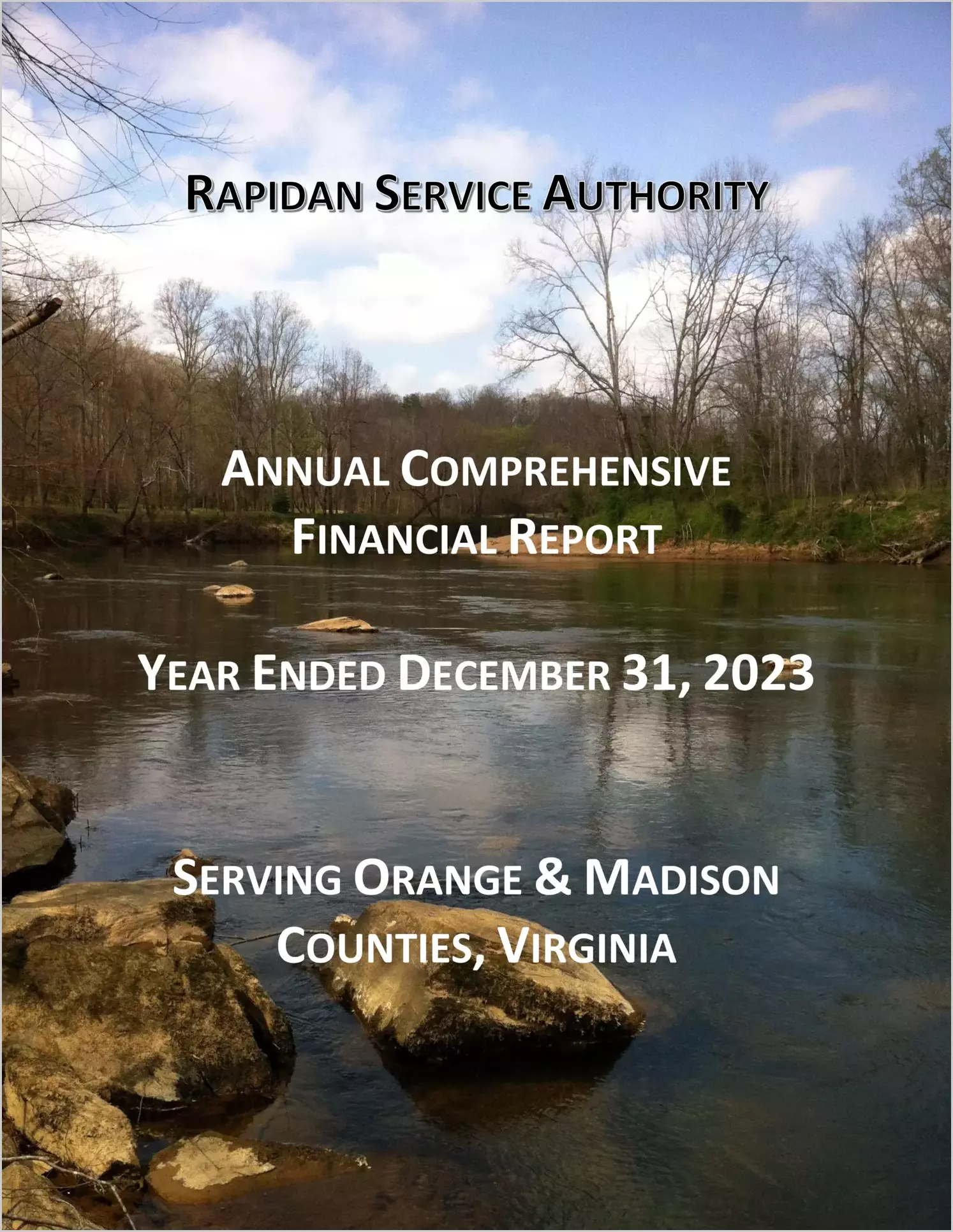 preview of 2023 ABC/Other Annual Financial Report for Rapidan Service Authority