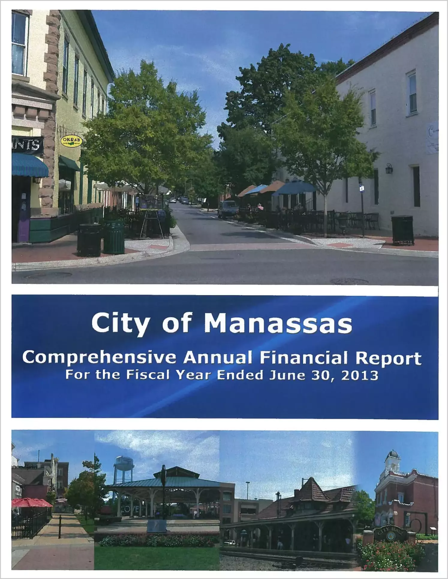 2013 Annual Financial Report for City of Manassas