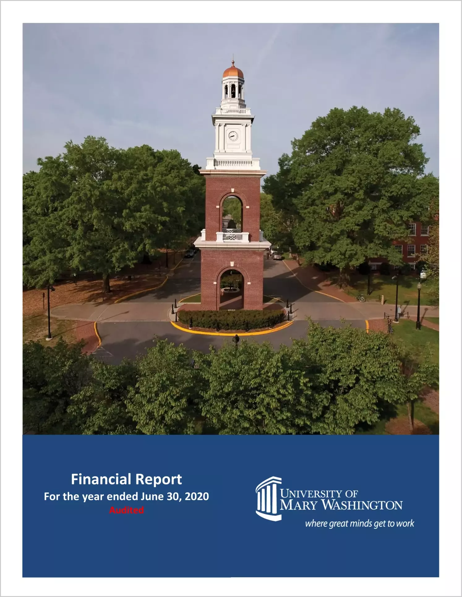 University of Mary Washington Financial Statements for the year ended June 30, 2020