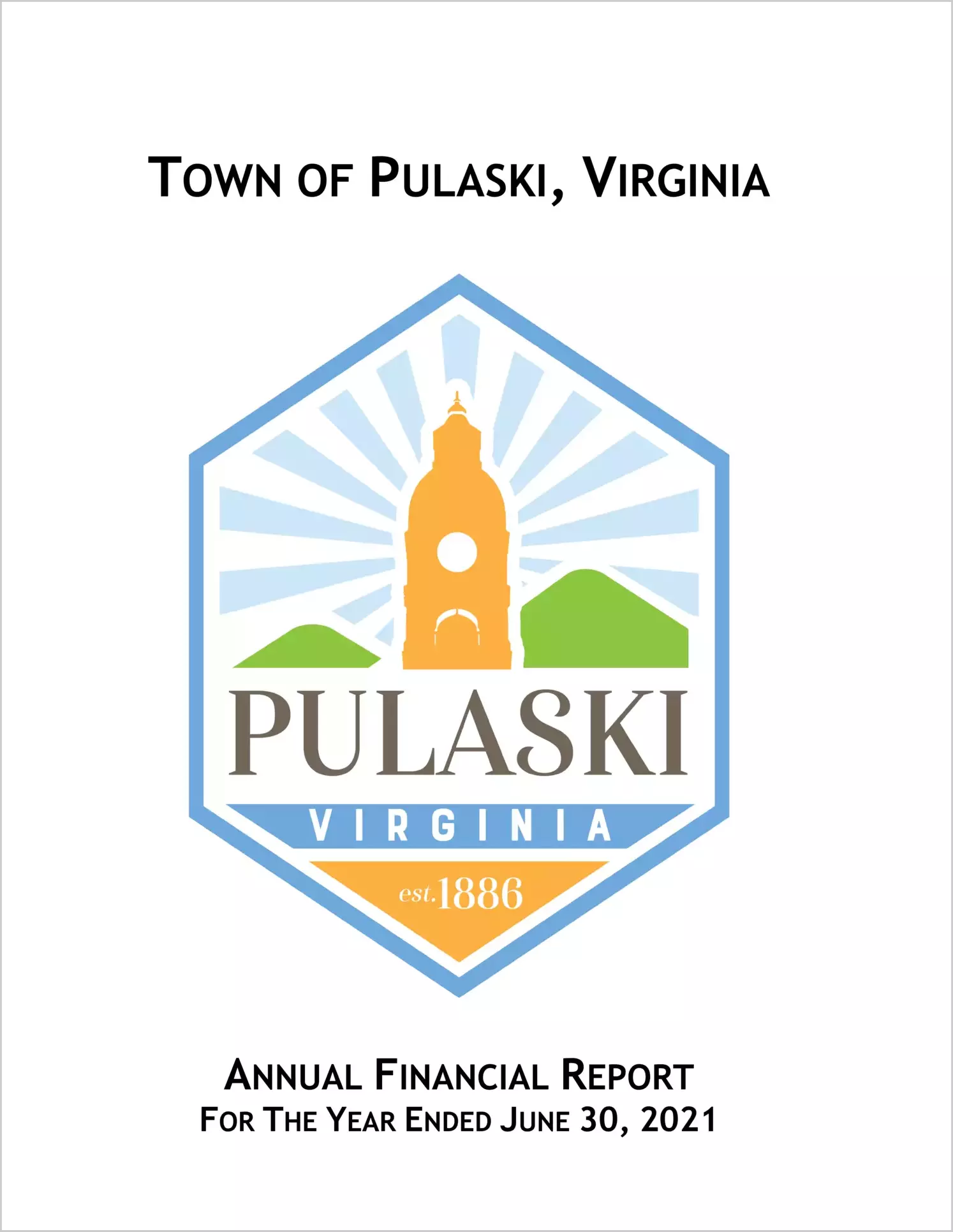 2021 Annual Financial Report for Town of Pulaski