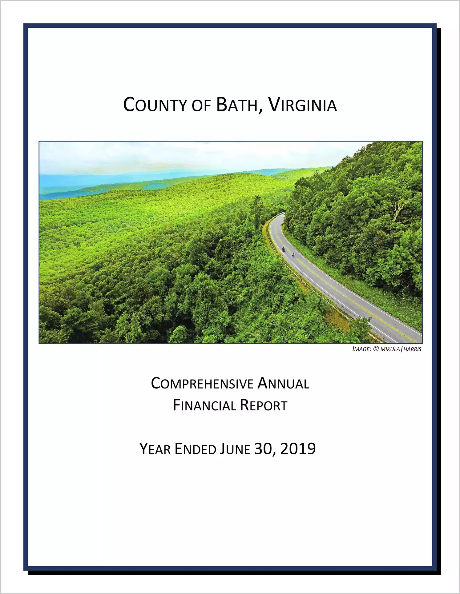 2019 Annual Financial Report for County of Bath