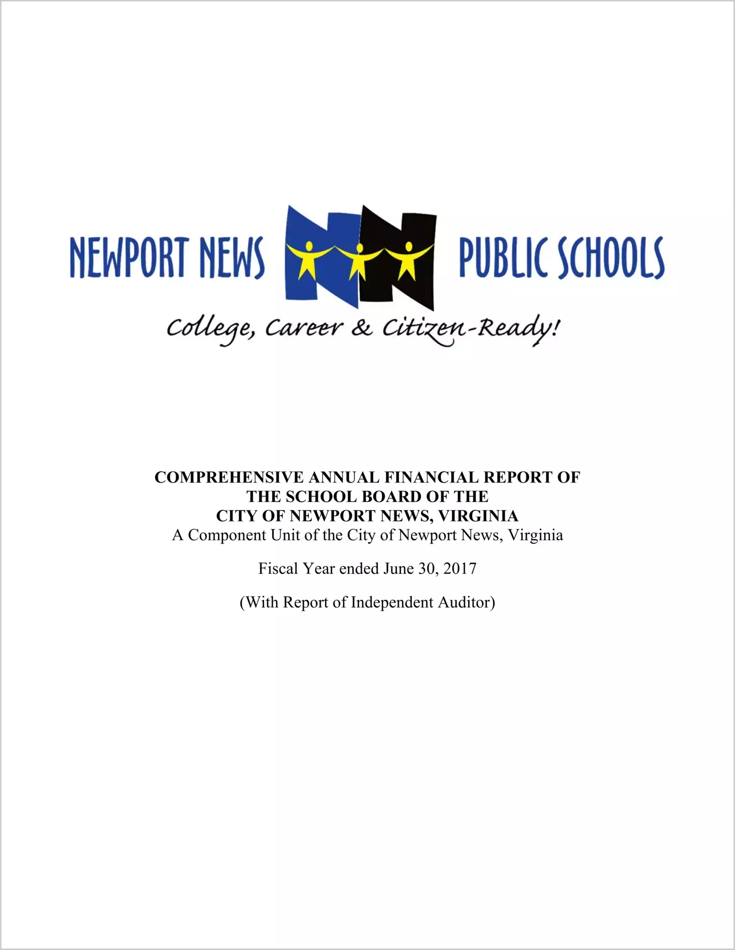 2017 Public Schools Annual Financial Report for City of Newport News