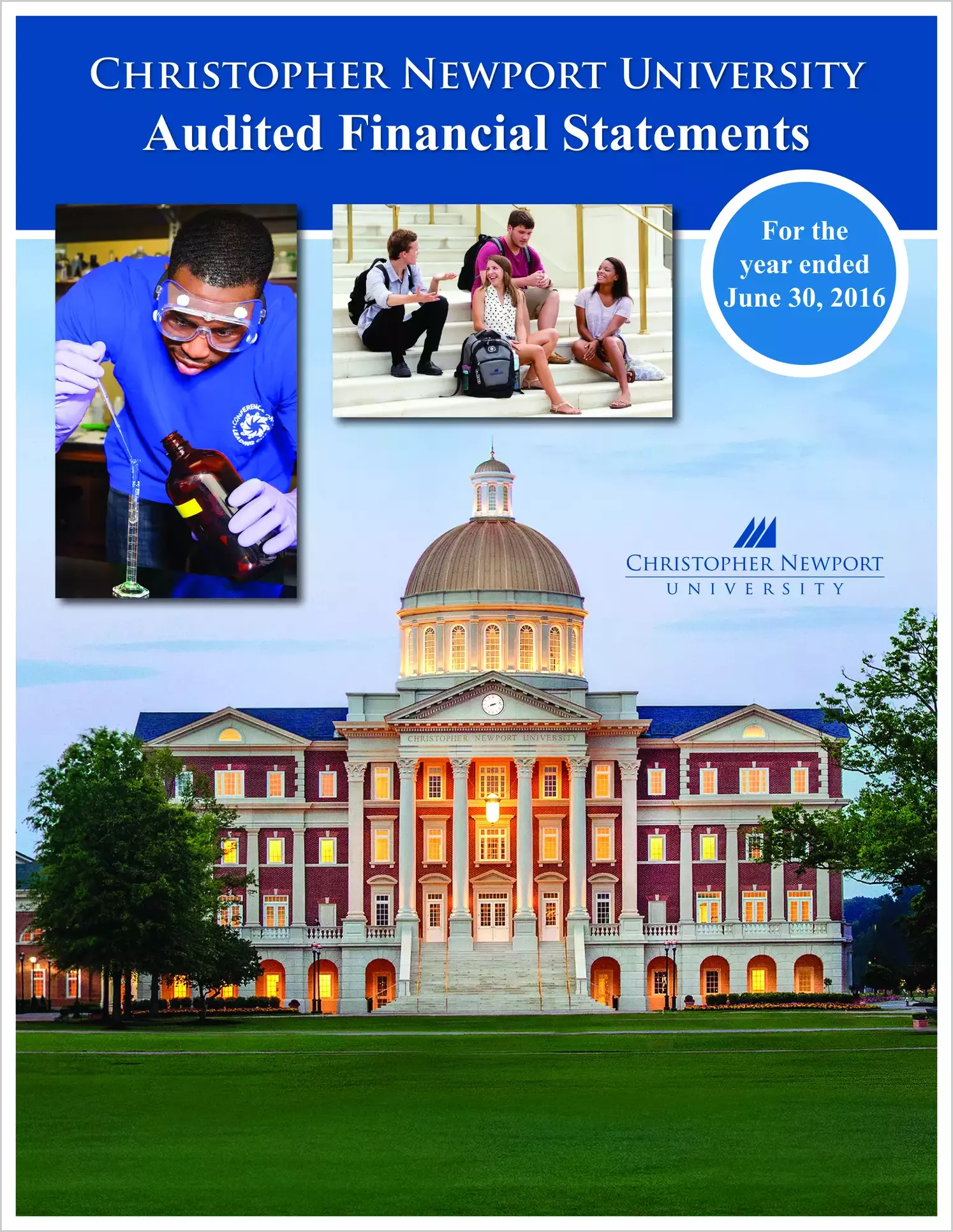 Christopher Newport University Financial Statements for the year ended June 30, 2016