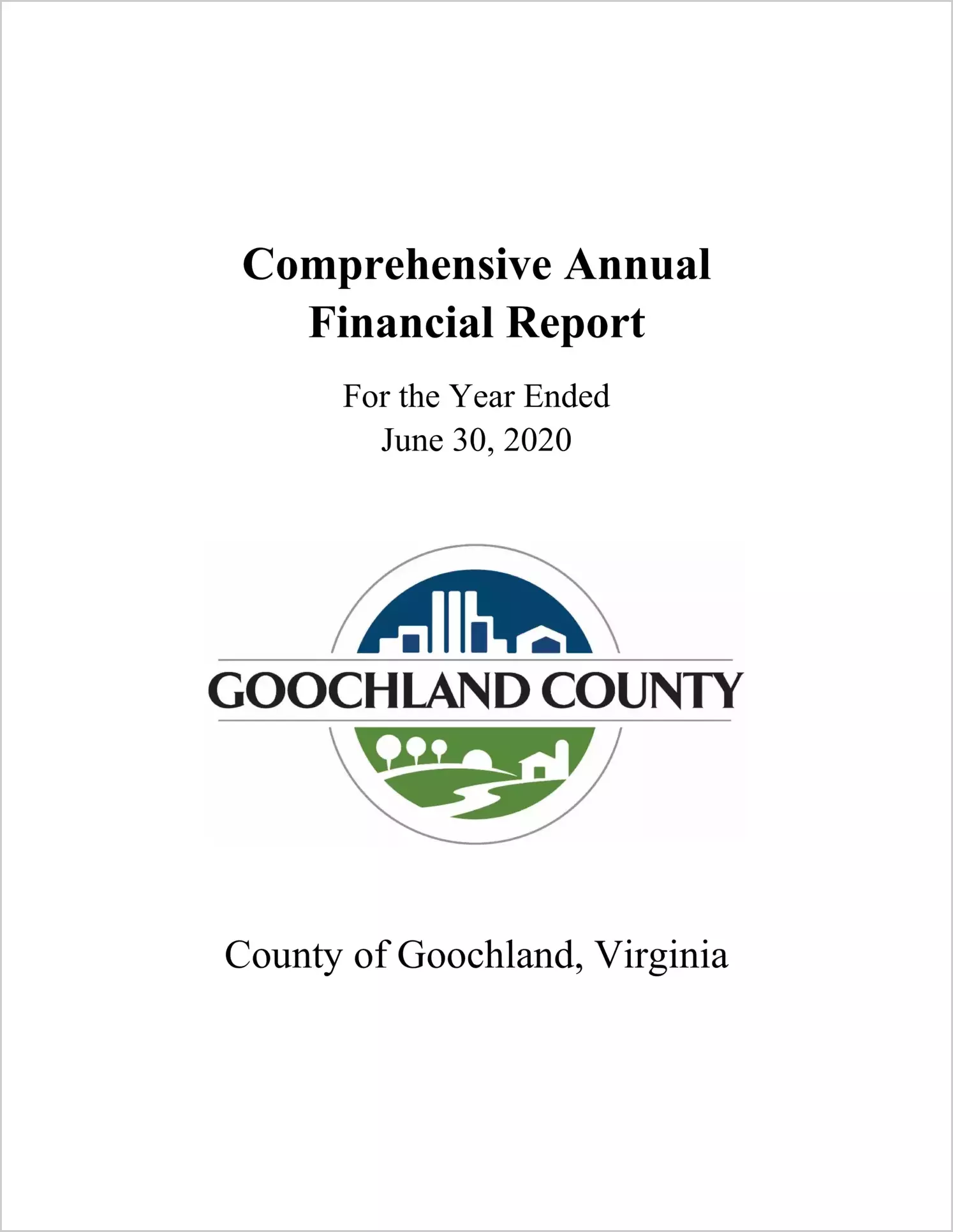 2020 Annual Financial Report for County of Goochland