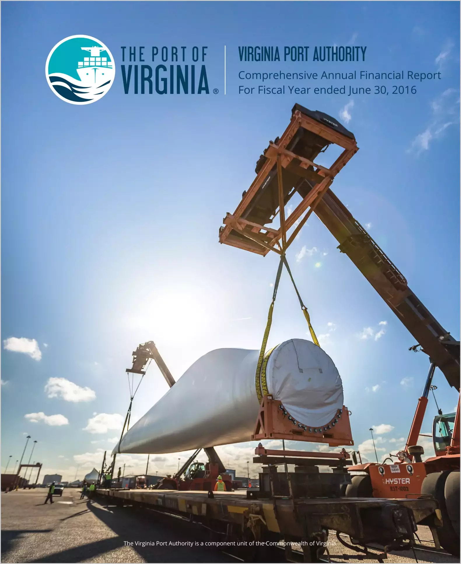 Virginia Port Authority Financial Statements for the year ended June 30, 2016