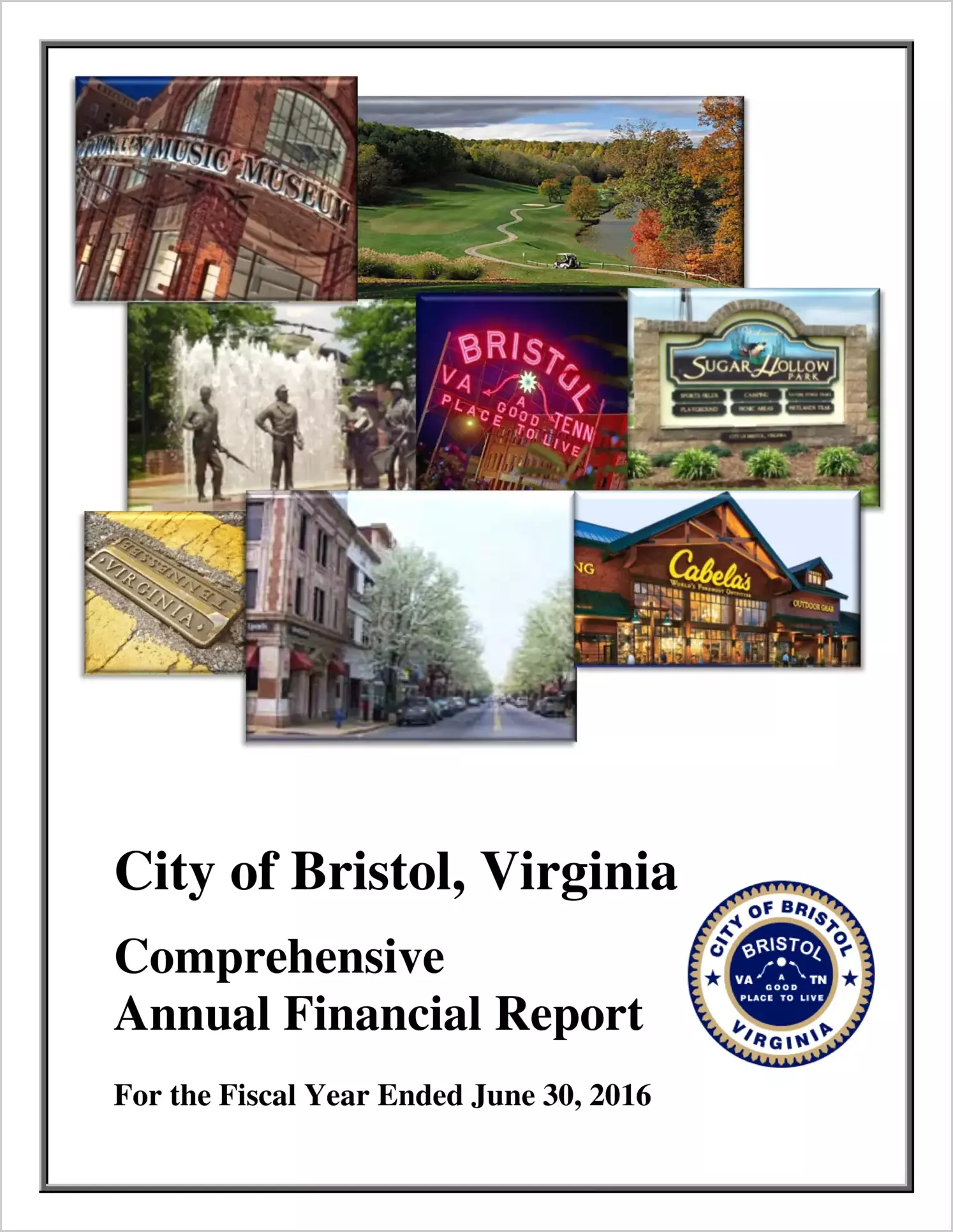 2016 Annual Financial Report for City of Bristol