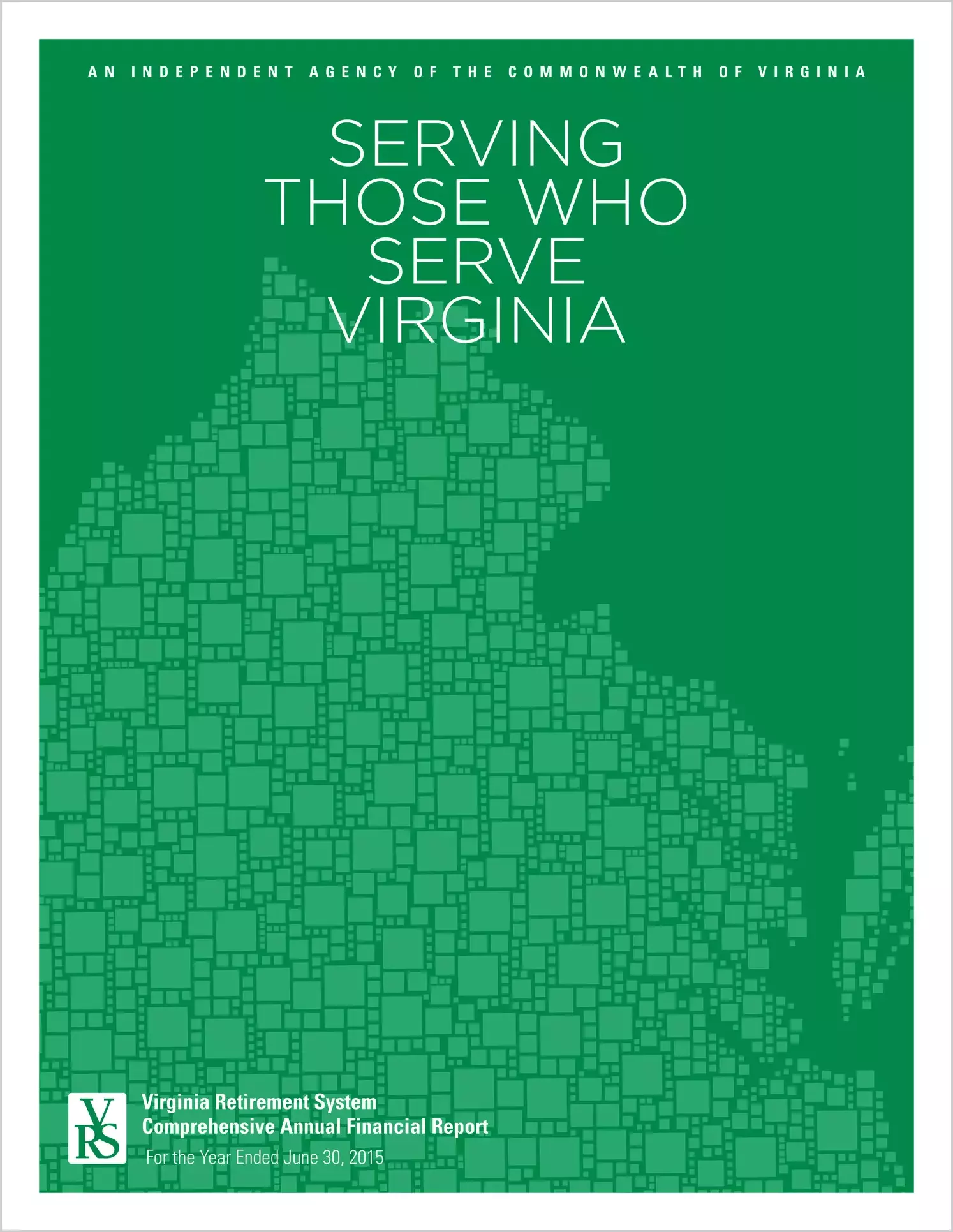 Virginia Retirement System Financial Statements for the year ended June 30, 2015