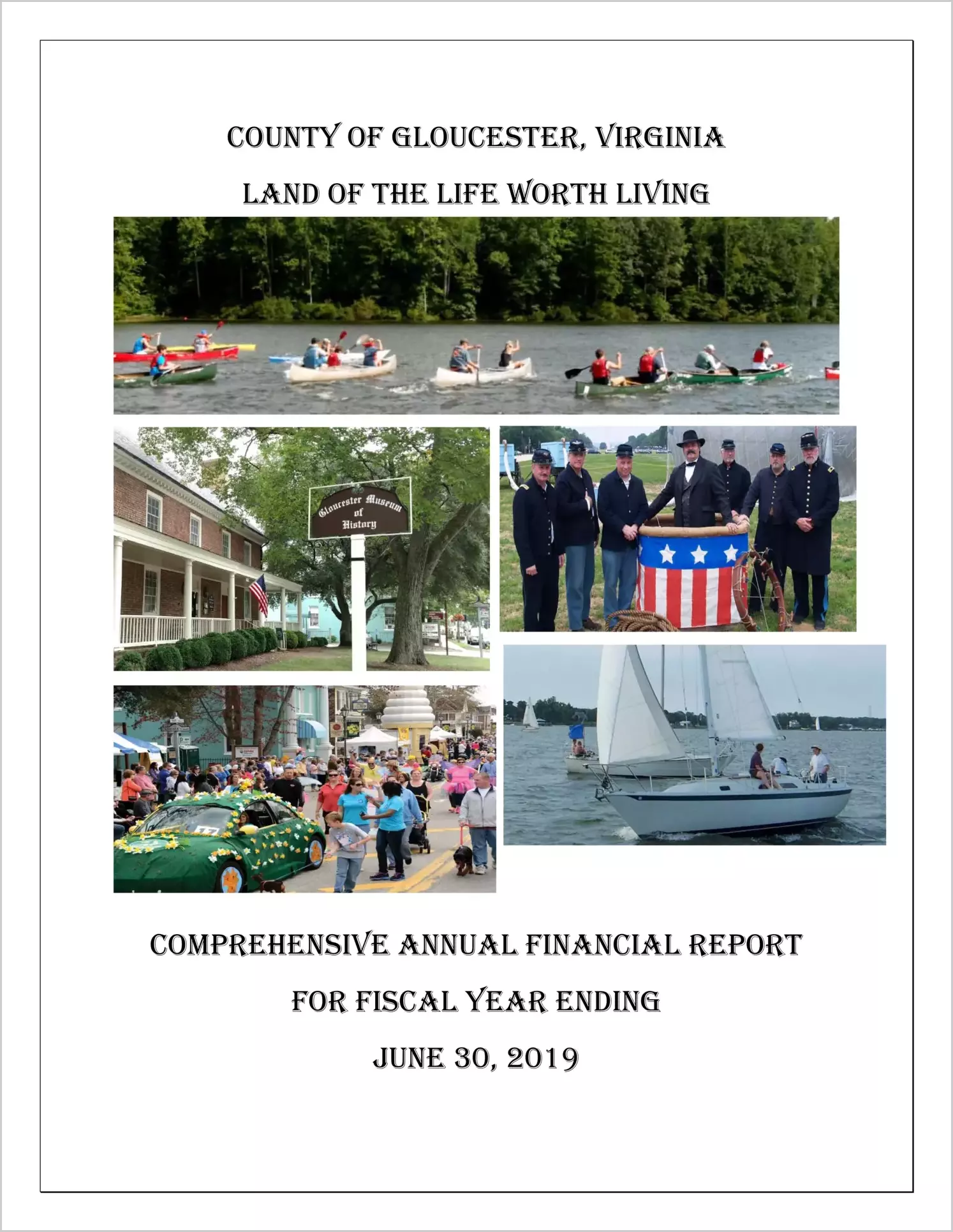 2019 Annual Financial Report for County of Gloucester