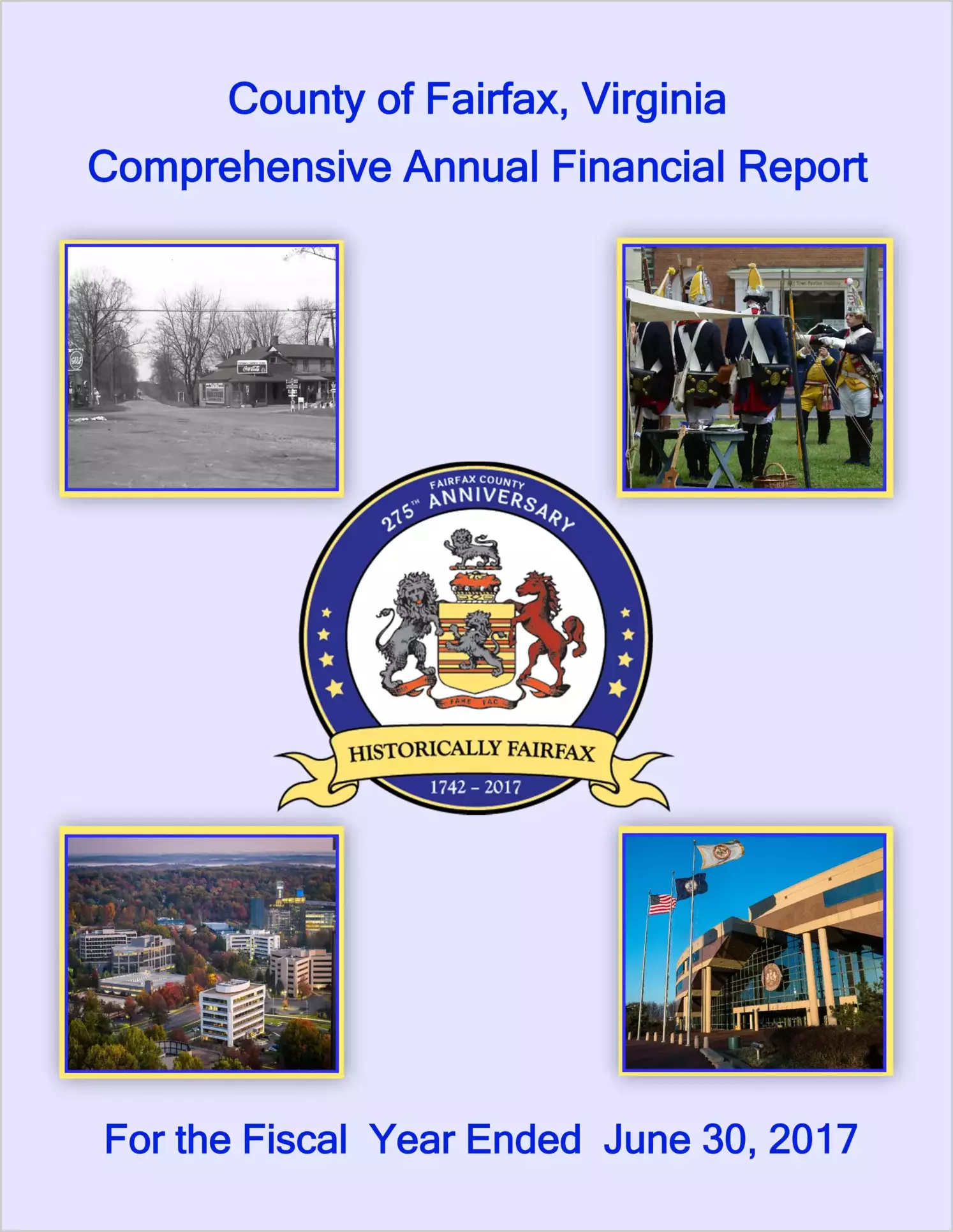 2017 Annual Financial Report for County of Fairfax