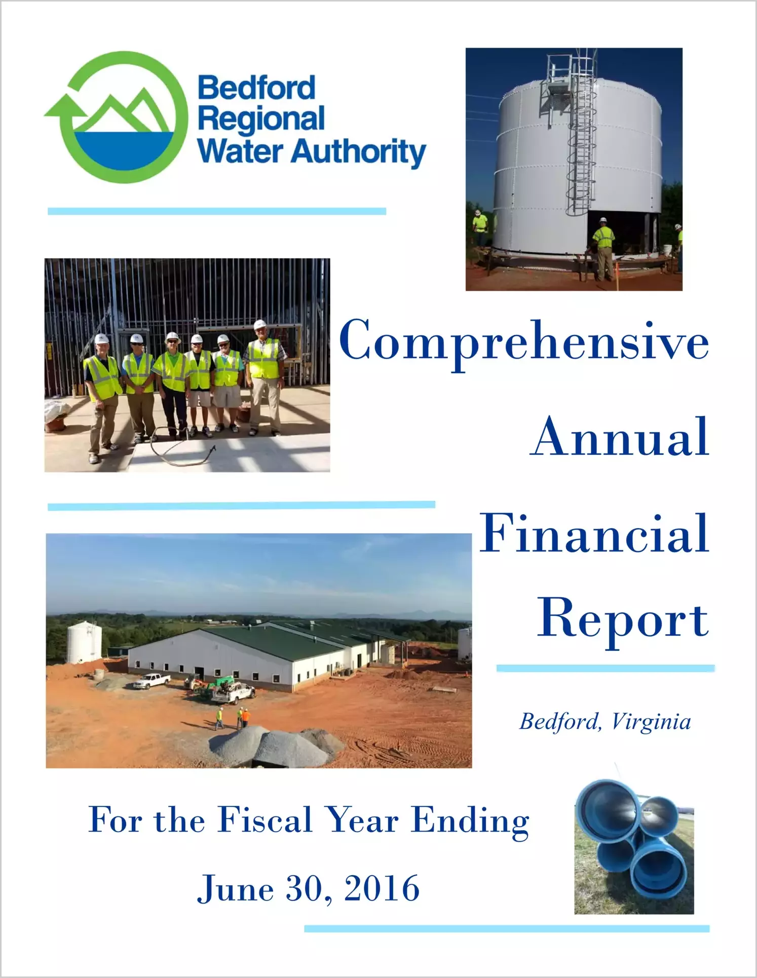 2016 ABC/Other Annual Financial Report  for Bedford Regional Water Authority