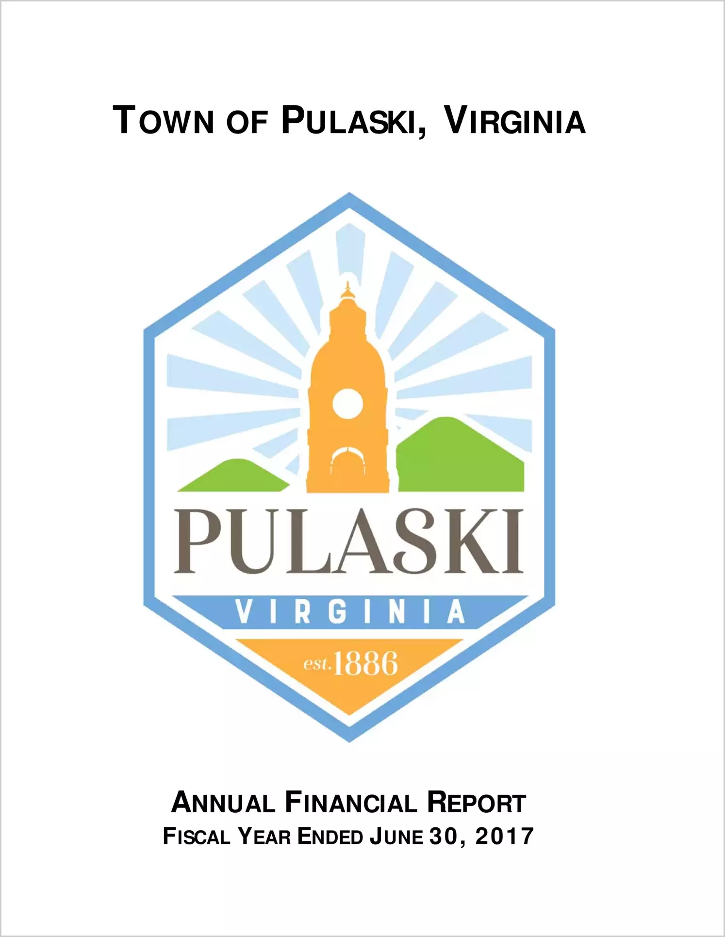 2017 Annual Financial Report for Town of Pulaski