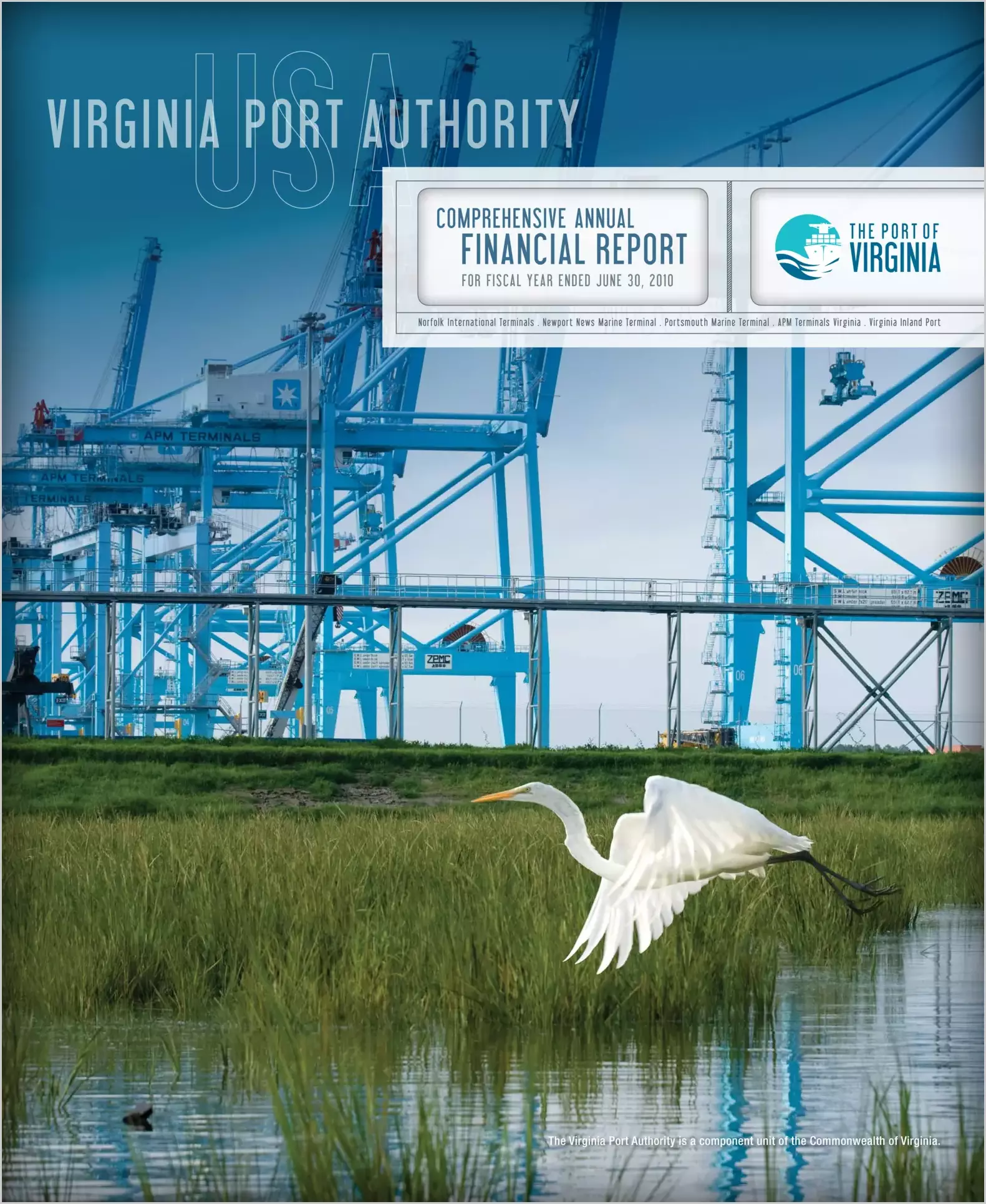 Virginia Port Authority Financial Statements Report for the year ended June 30, 2010