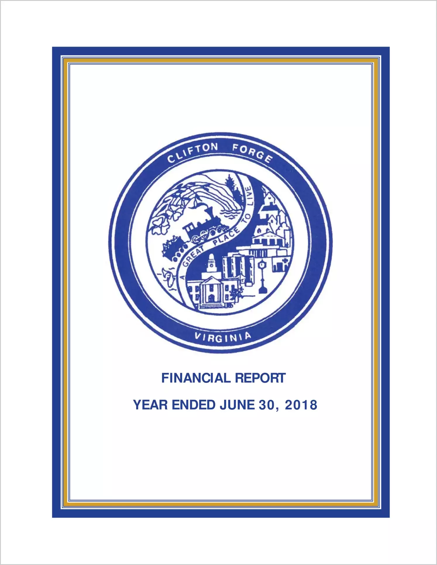 2018 Annual Financial Report for Town of Clifton Forge