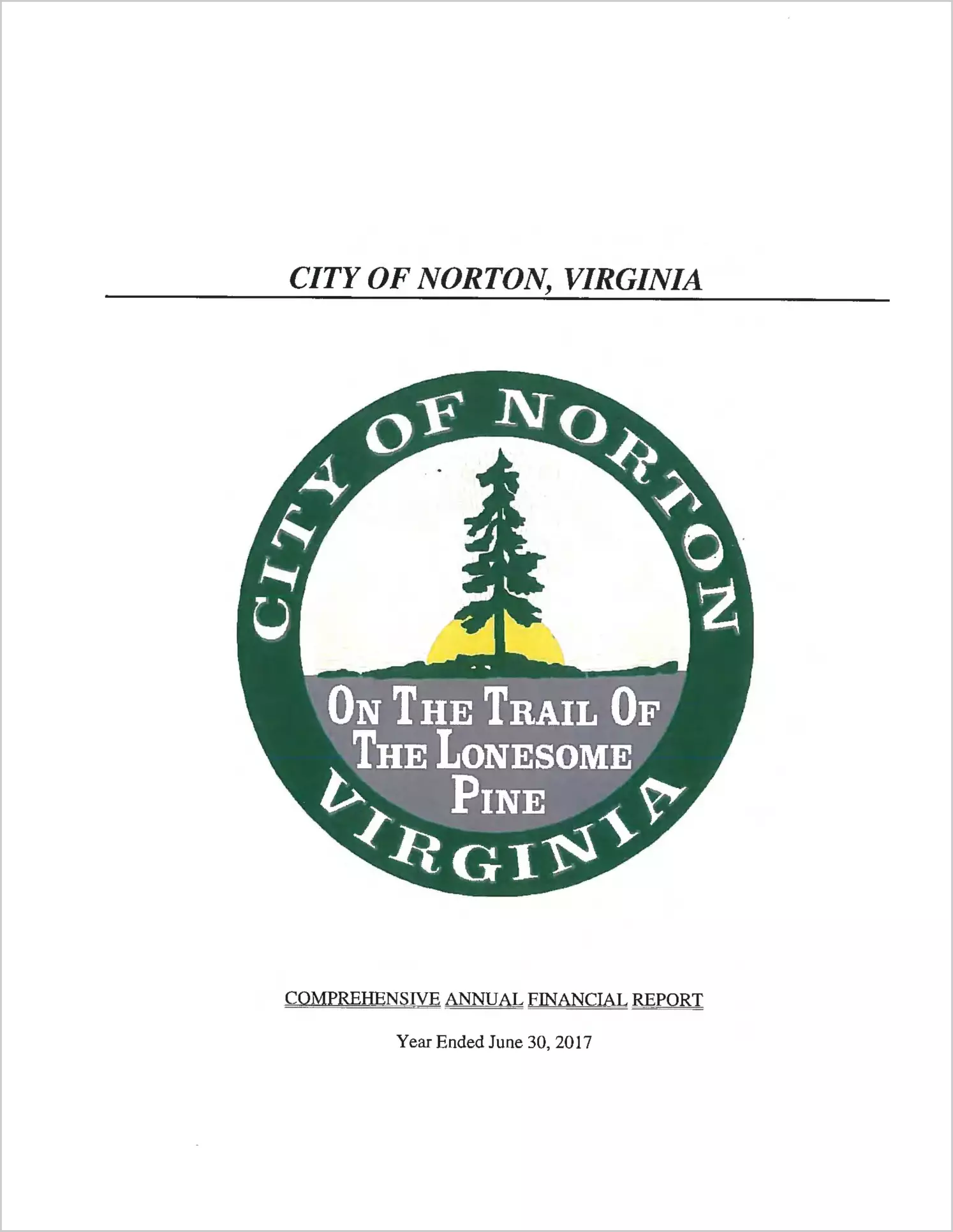 2017 Annual Financial Report for City of Norton