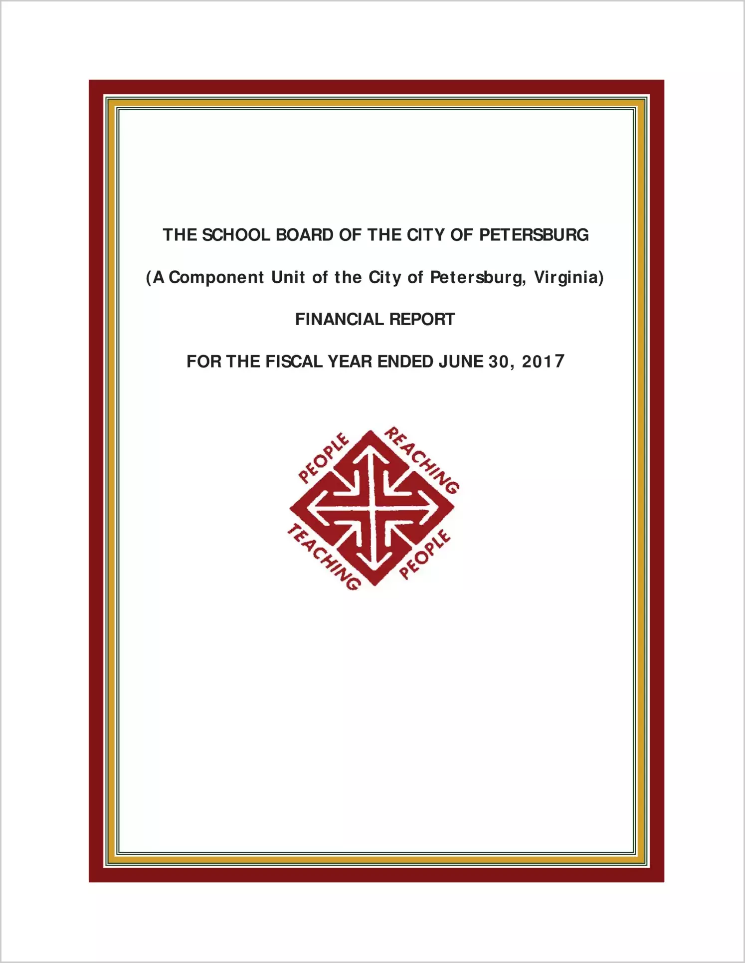 2017 Public Schools Annual Financial Report for City of Petersburg