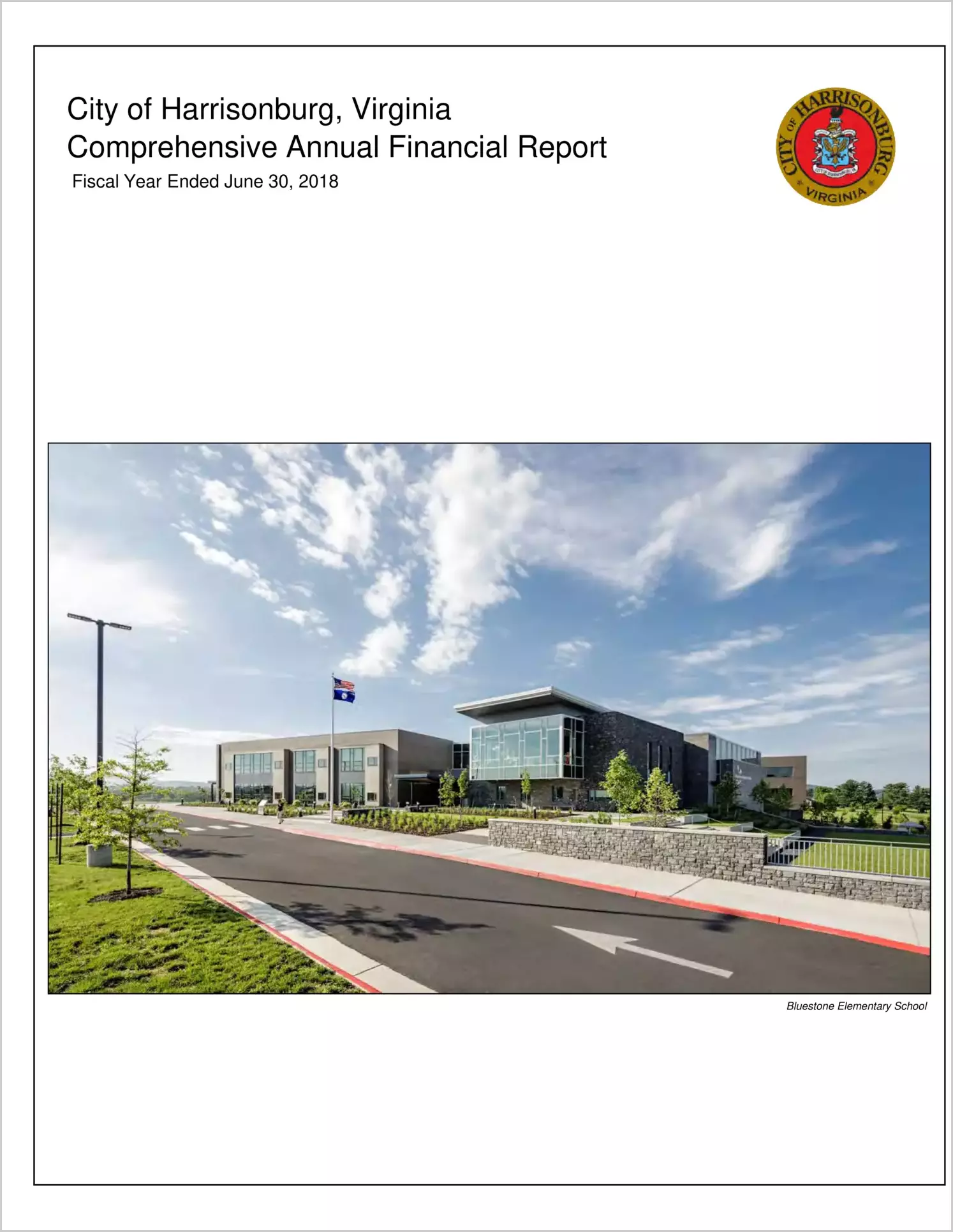 2018 Annual Financial Report for City of Harrisonburg