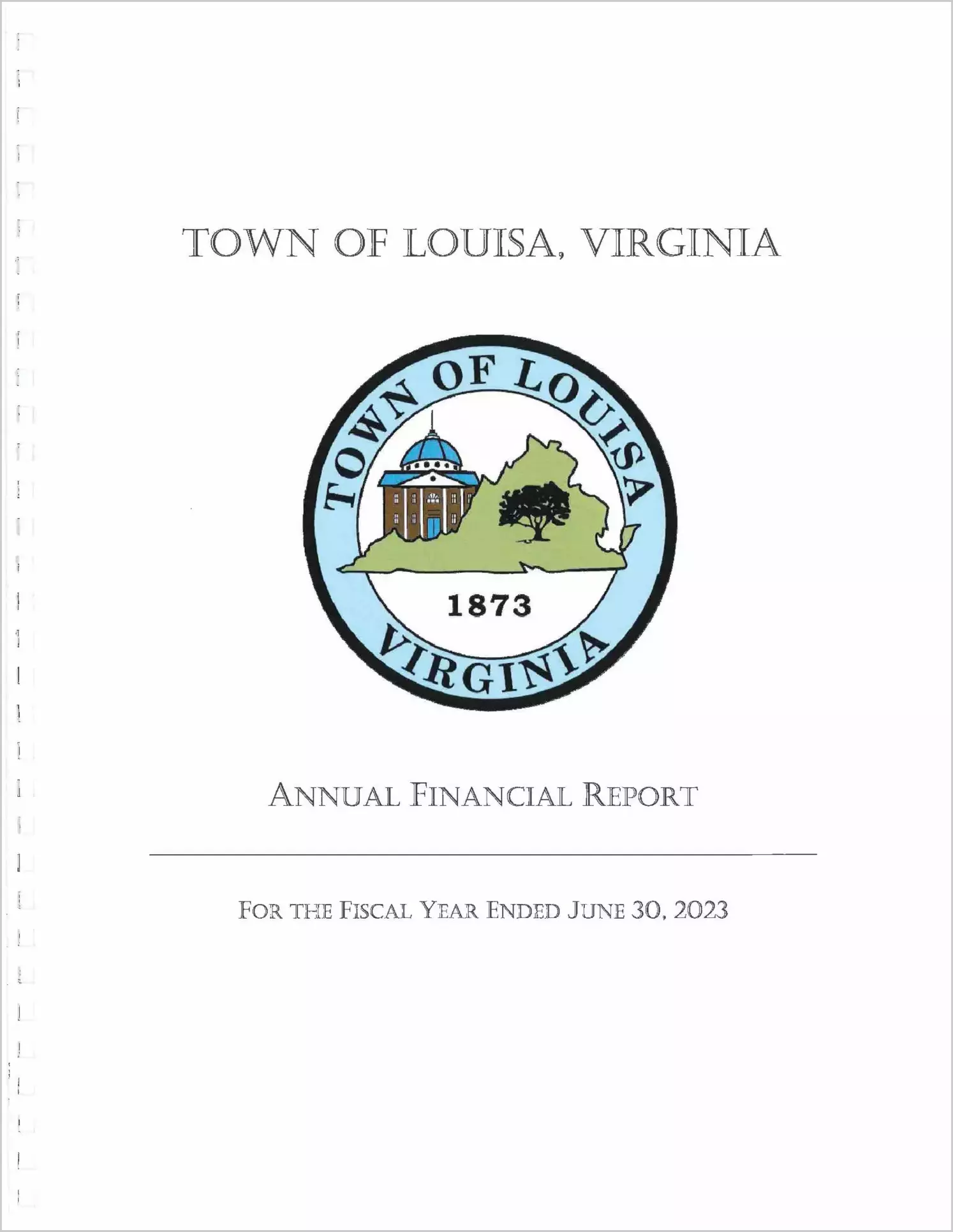 2023 Annual Financial Report for Town of Louisa