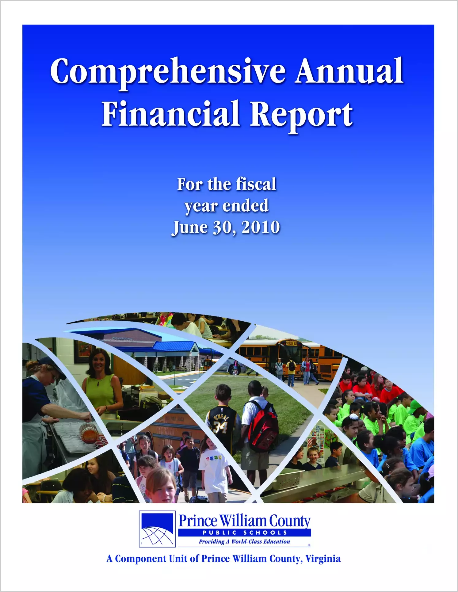 2010 Public Schools Annual Financial Report for County of Prince William