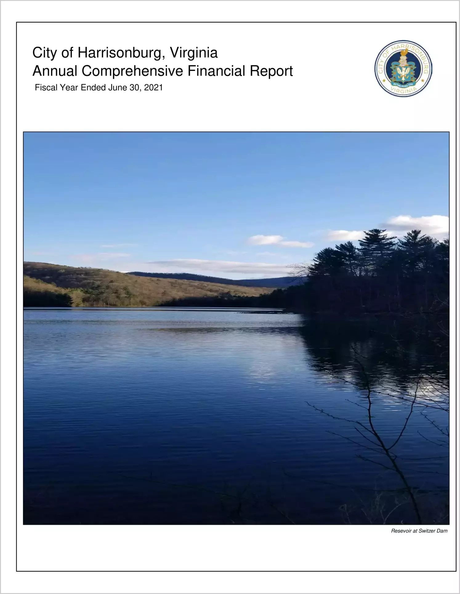 2021 Annual Financial Report for City of Harrisonburg
