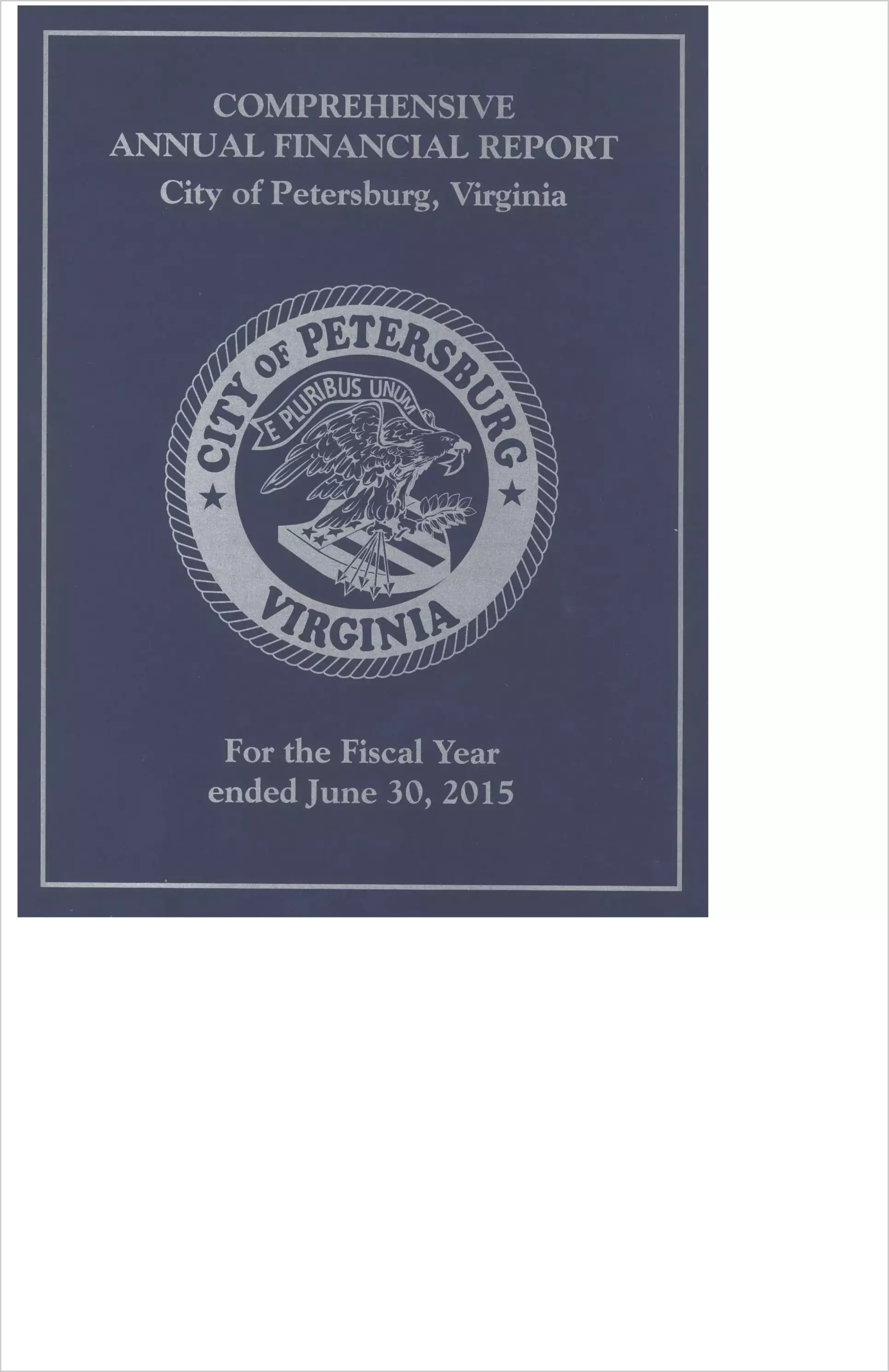 2015 Annual Financial Report for City of Petersburg