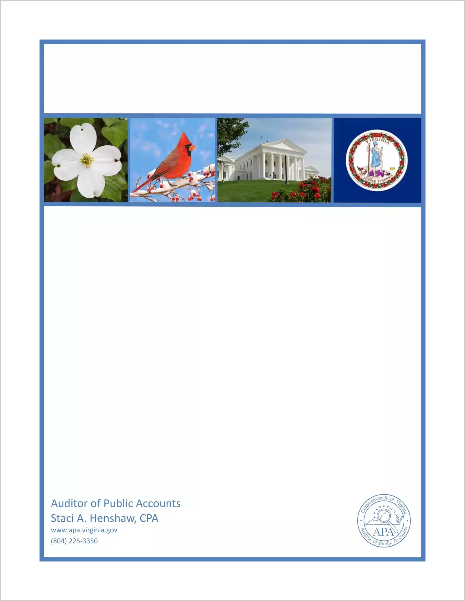 2015 Annual Financial Report for County of Fluvanna