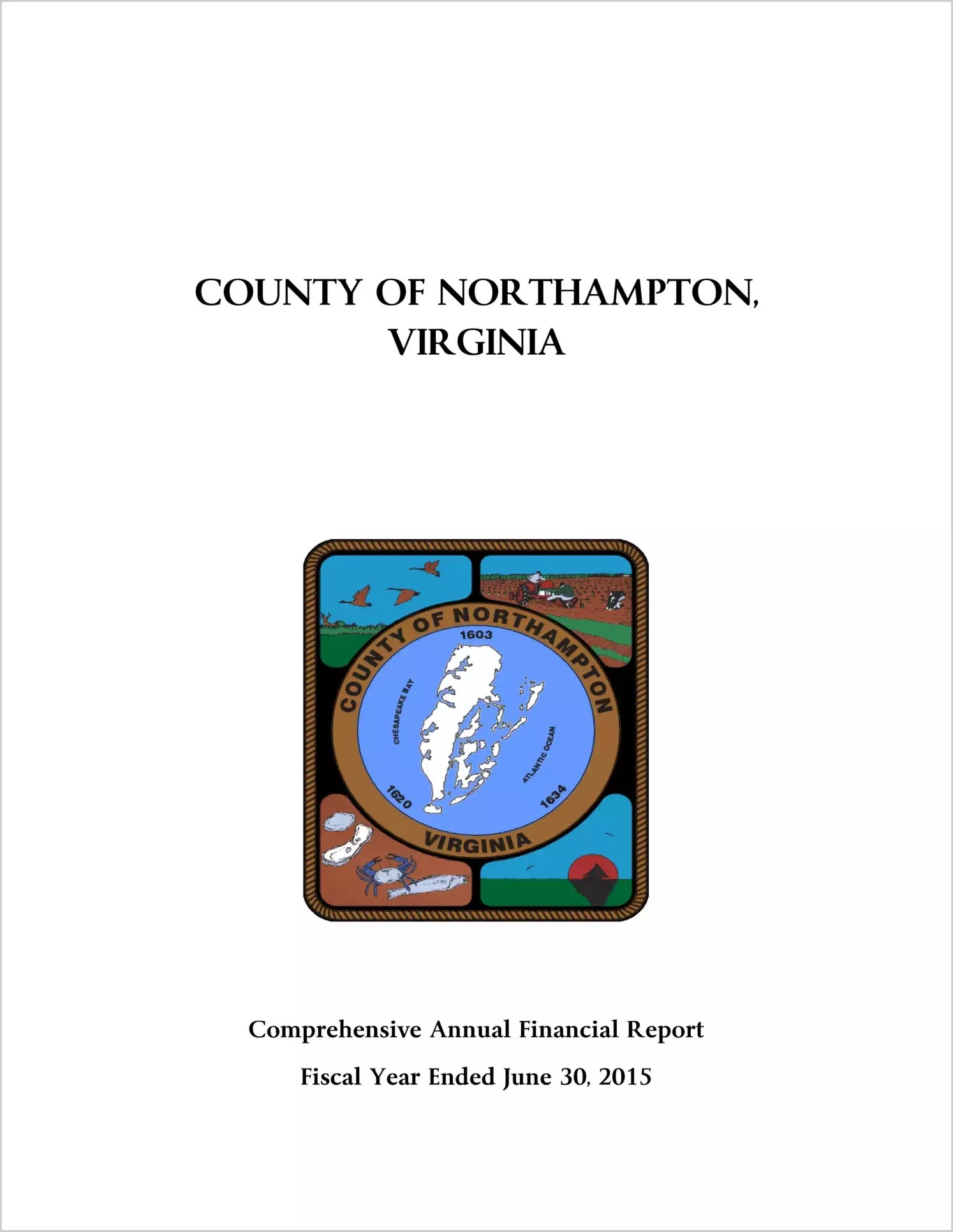 2015 Annual Financial Report for County of Northampton