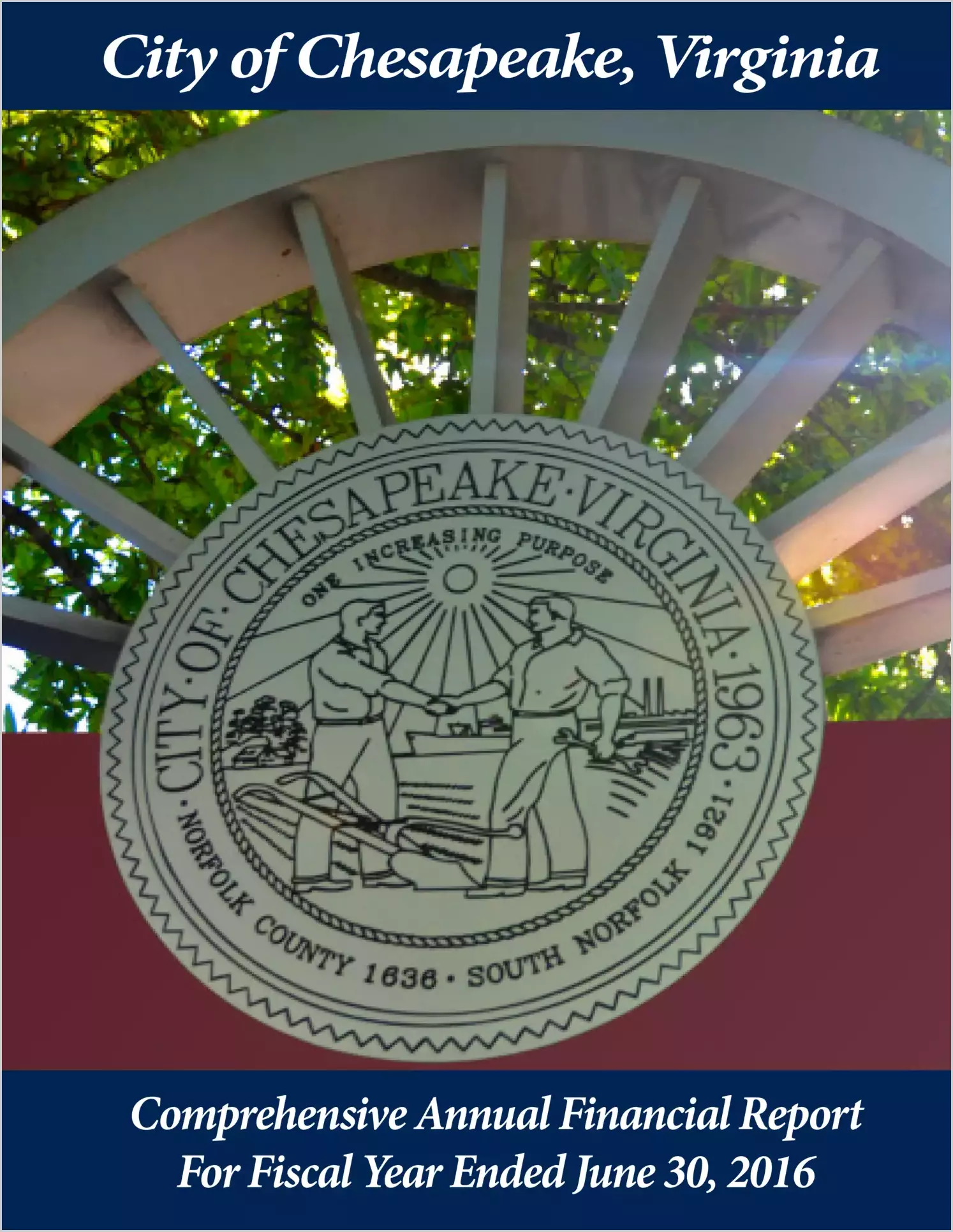 2016 Annual Financial Report for City of Chesapeake
