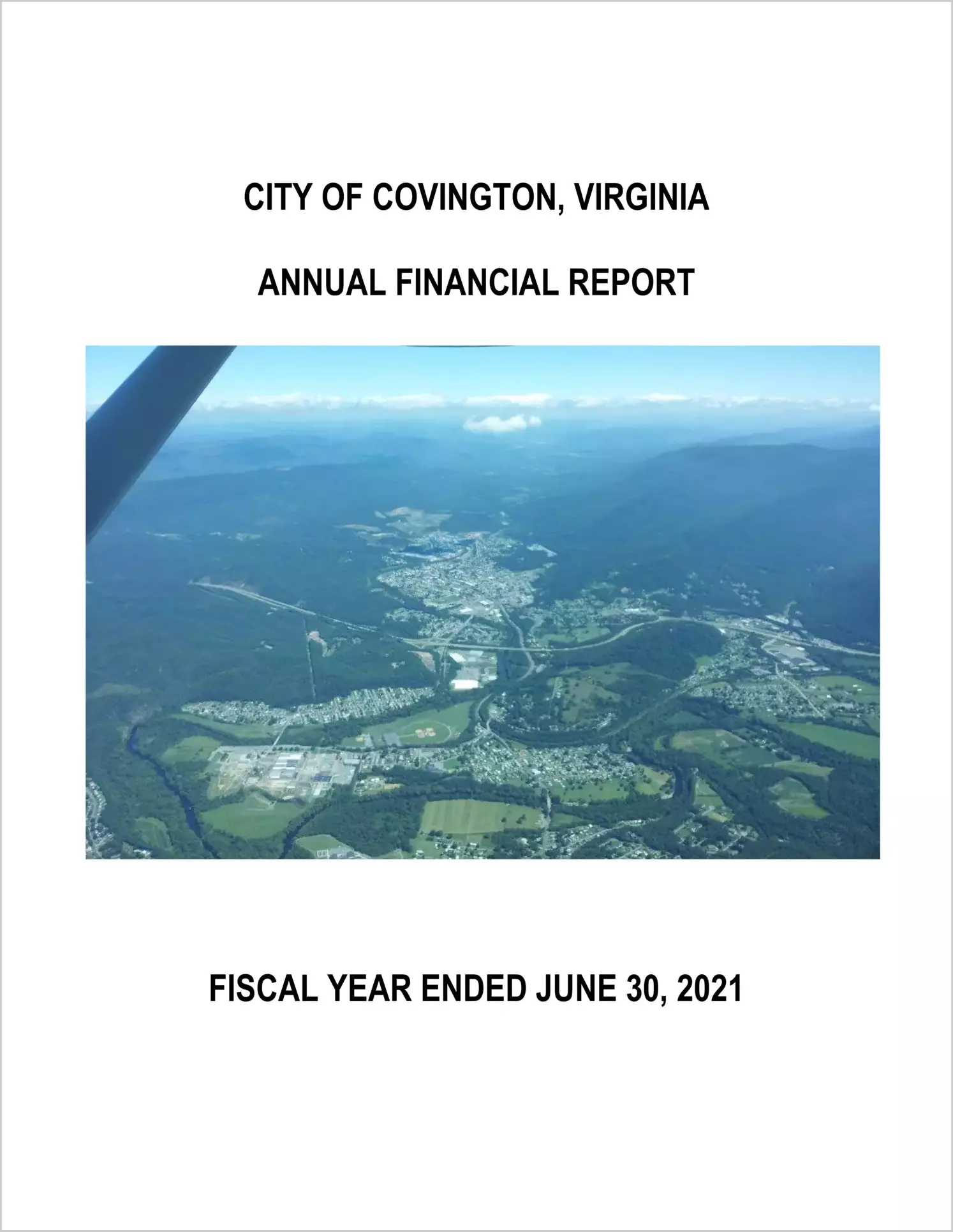 2021 Annual Financial Report for City of Covington