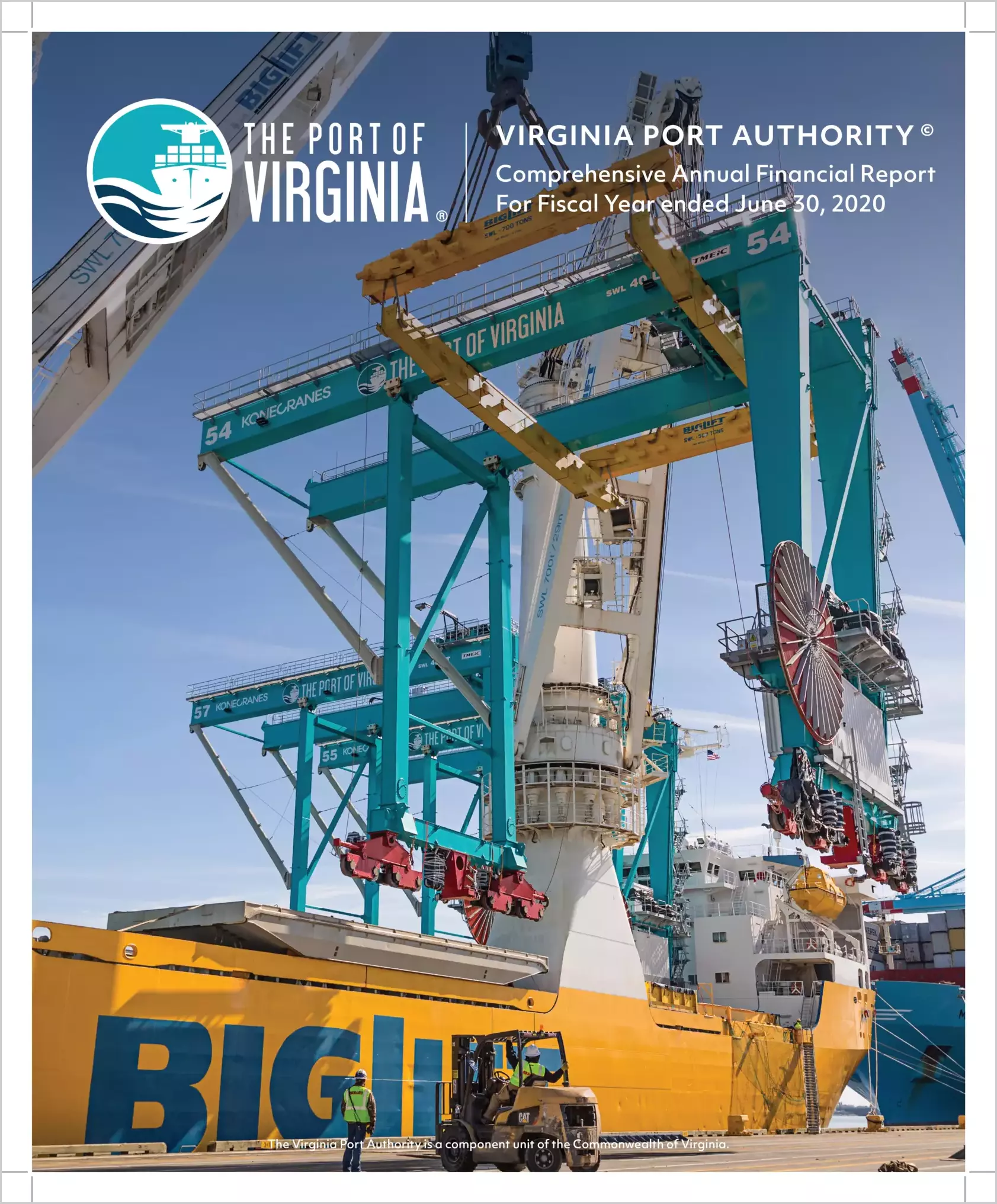 Virginia Port Authority Financial Statements for the year ended June 30, 2020