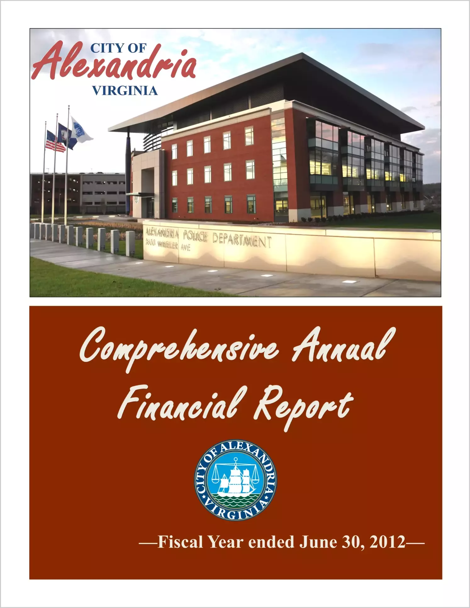 2012 Annual Financial Report for City of Alexandria
