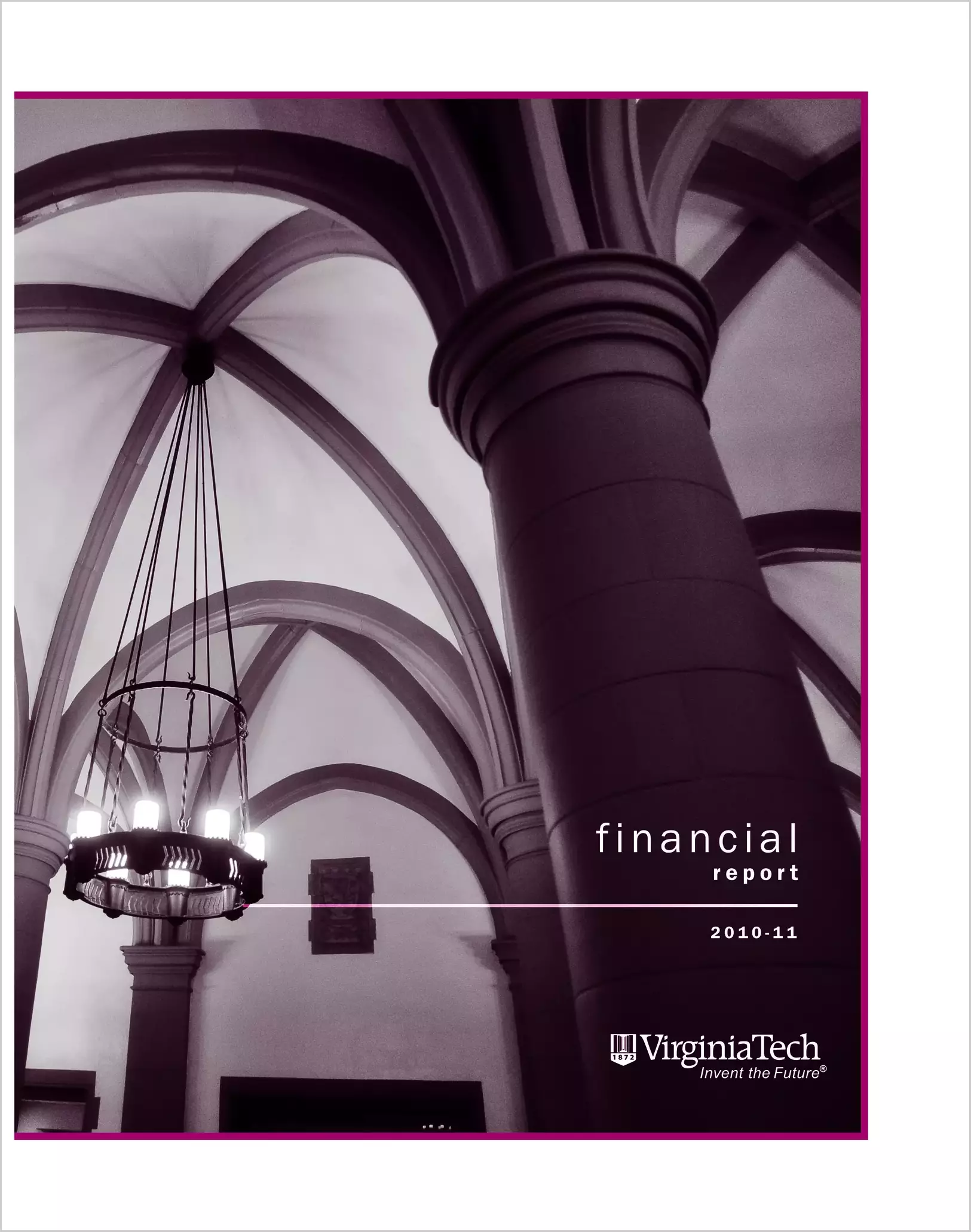 Virginia Polytechnic Institute and State University - Financial Report 2011