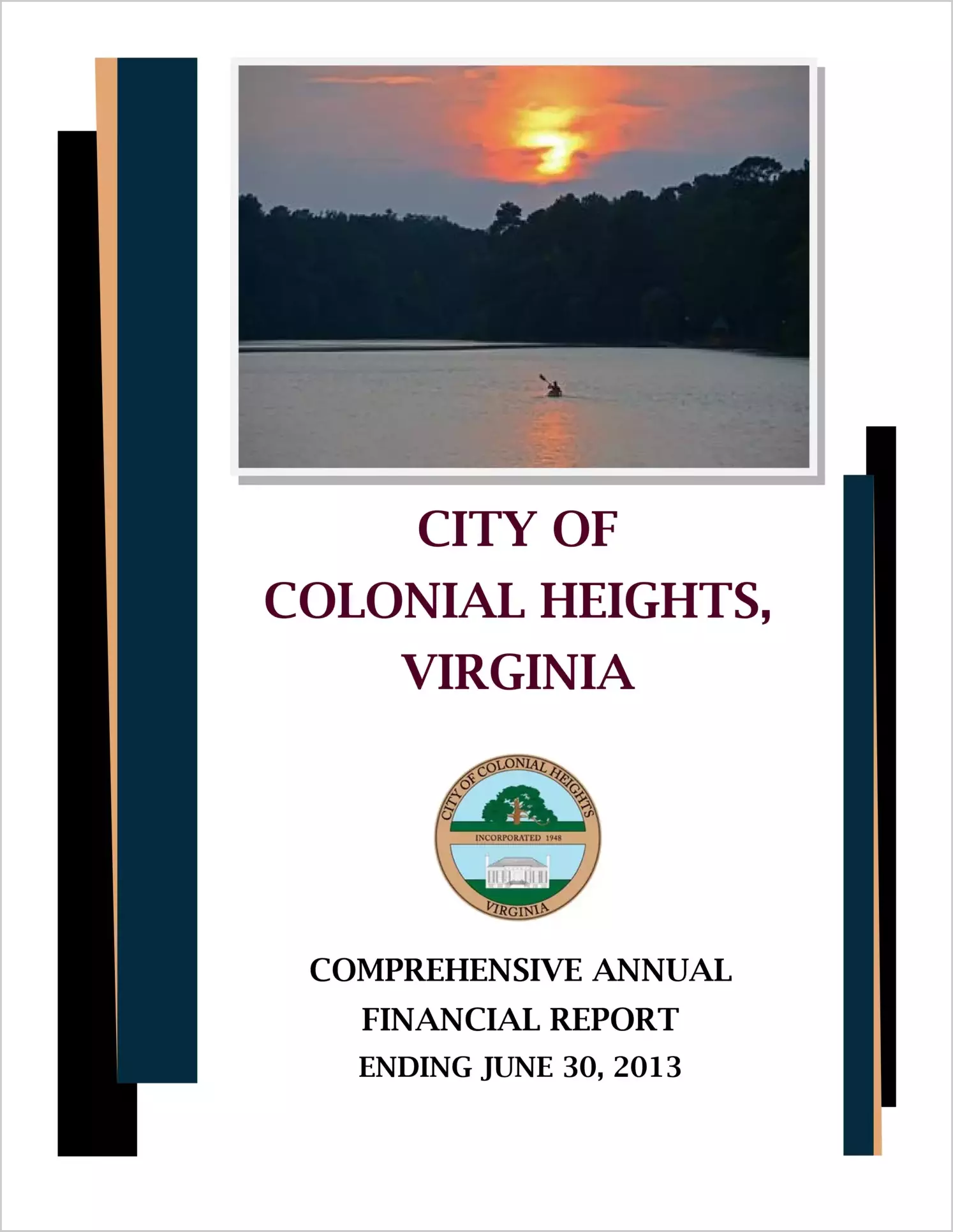 2013 Annual Financial Report for City of Colonial Heights