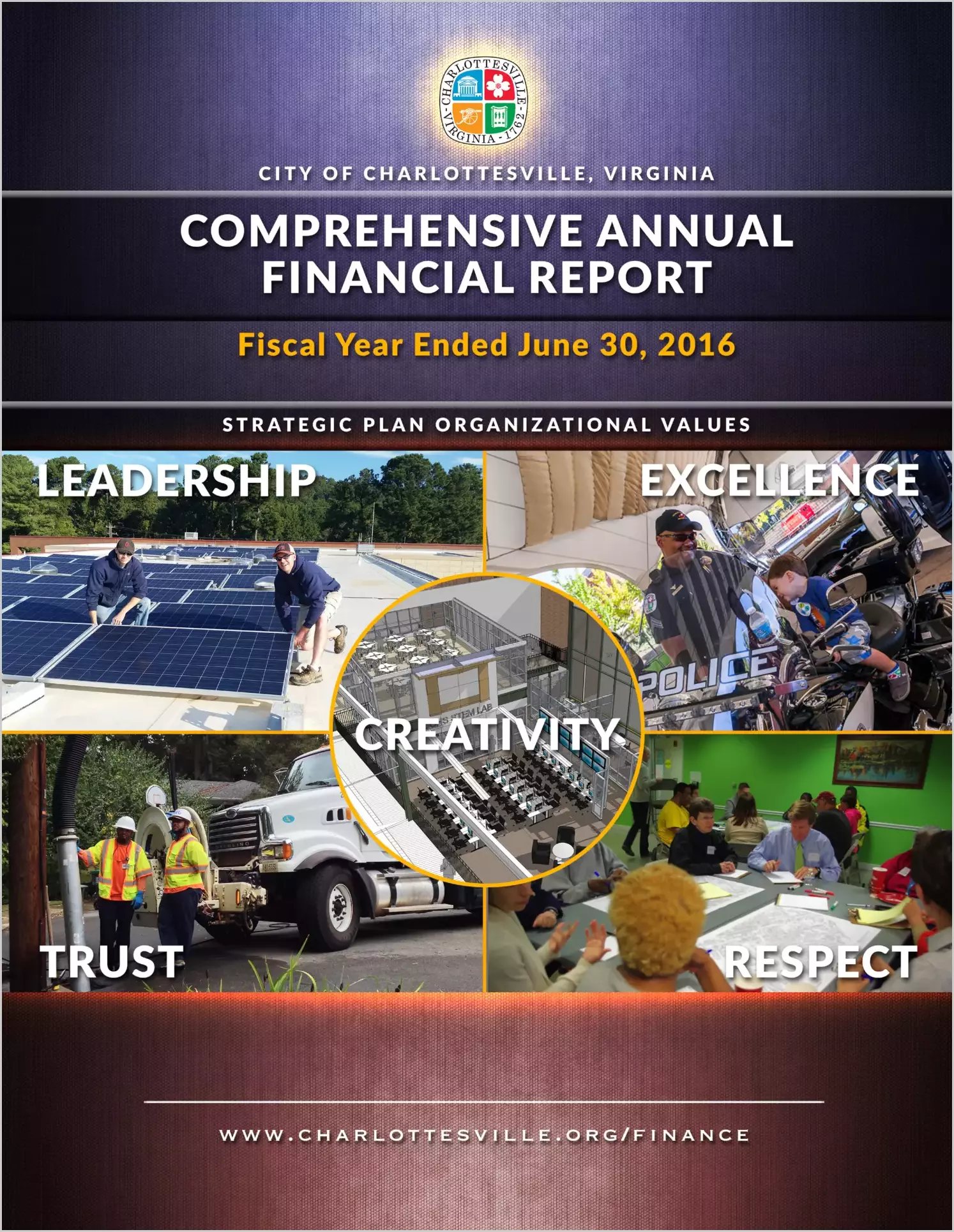 2016 Annual Financial Report for City of Charlottesville