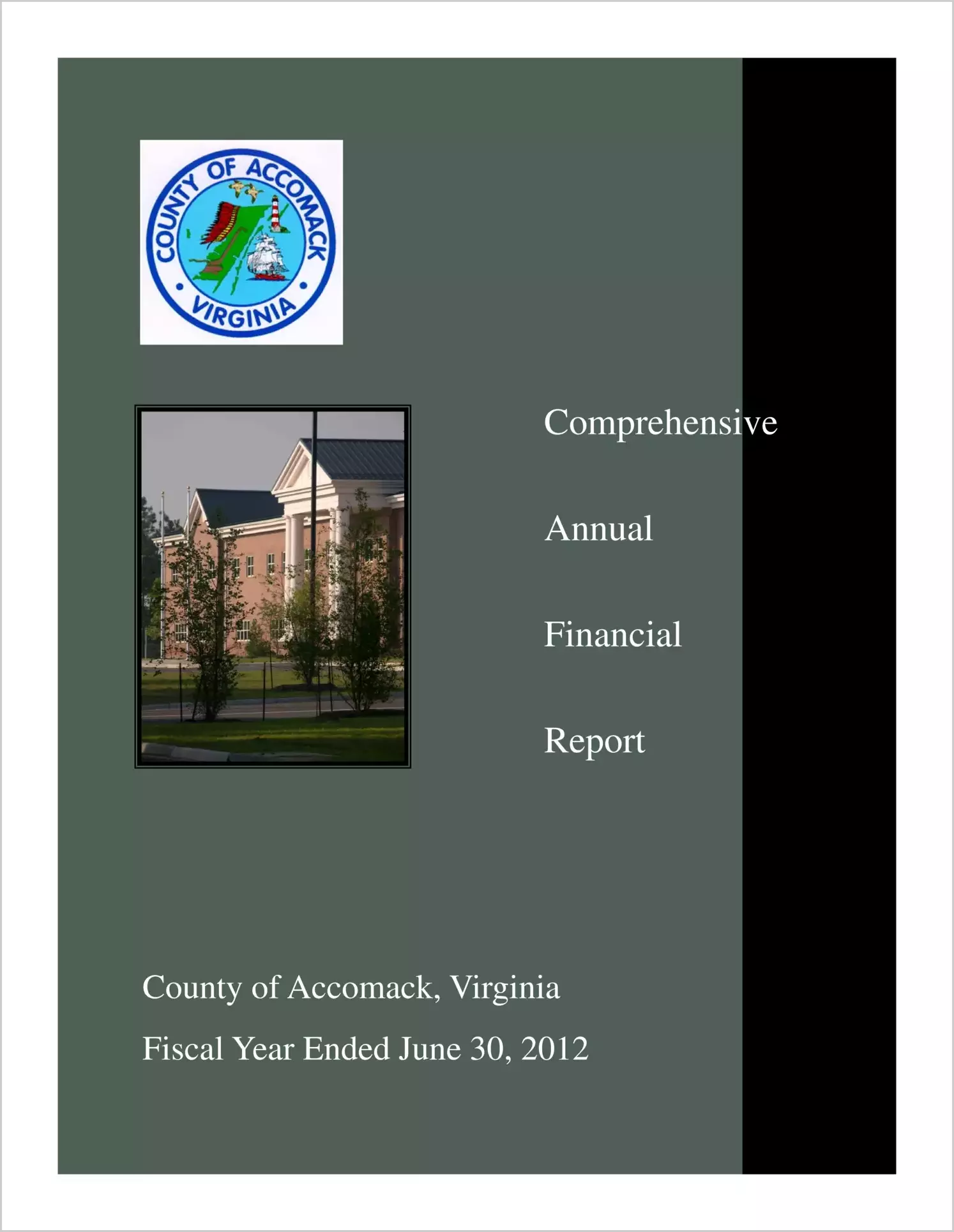 2012 Annual Financial Report for County of Accomack