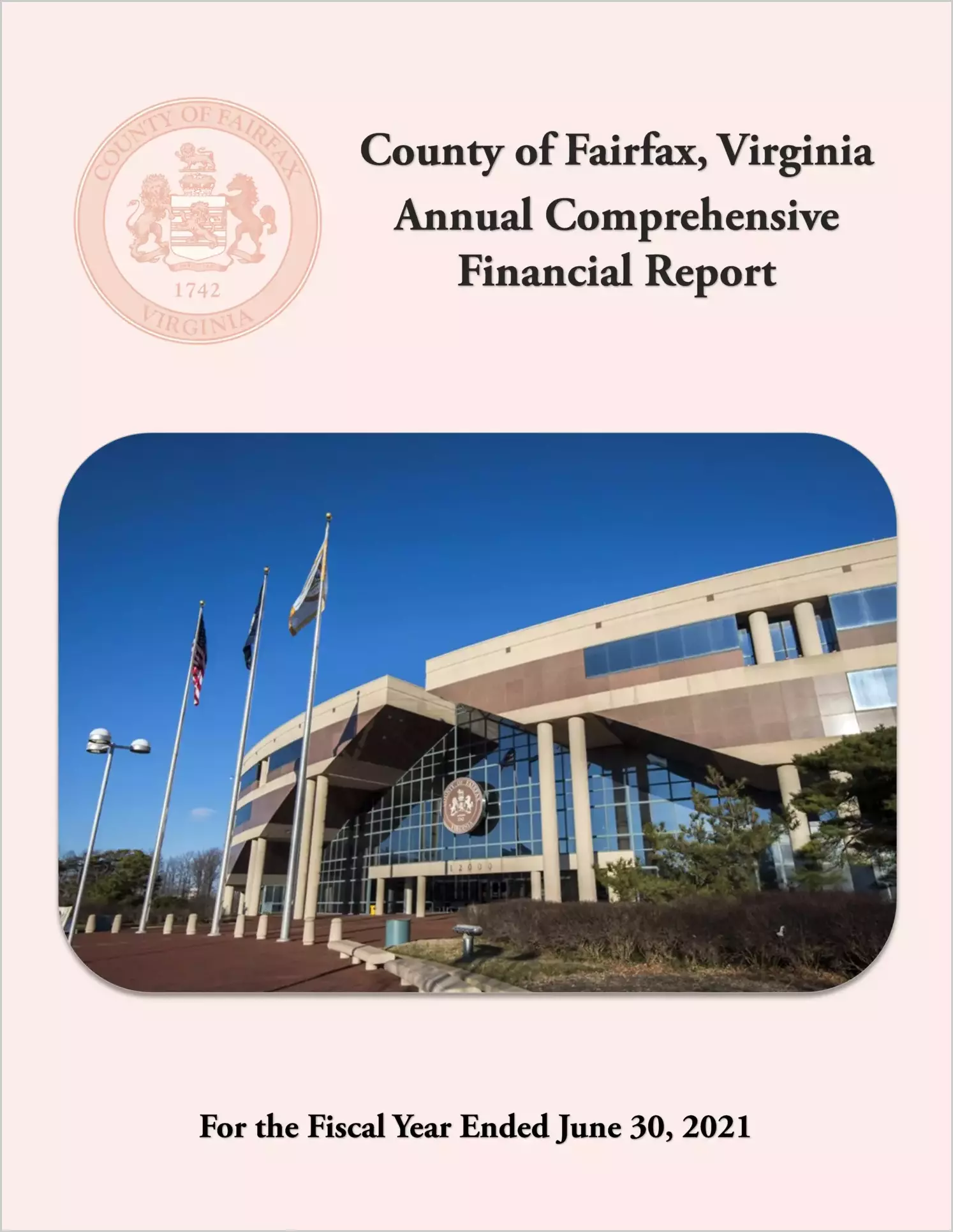 2021 Annual Financial Report for County of Fairfax