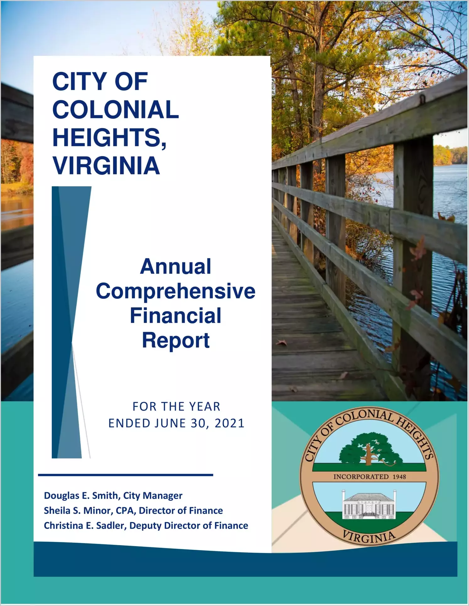 2021 Annual Financial Report for City of Colonial Heights
