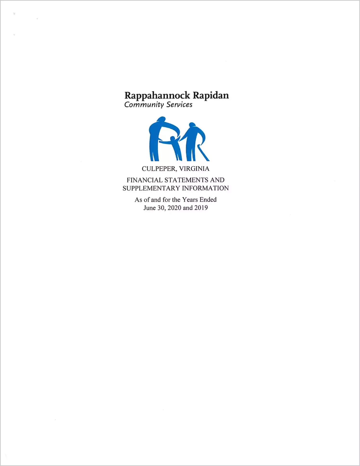 2020 ABC/Other Annual Financial Report  for Rappahannock-Rapidan Community Services