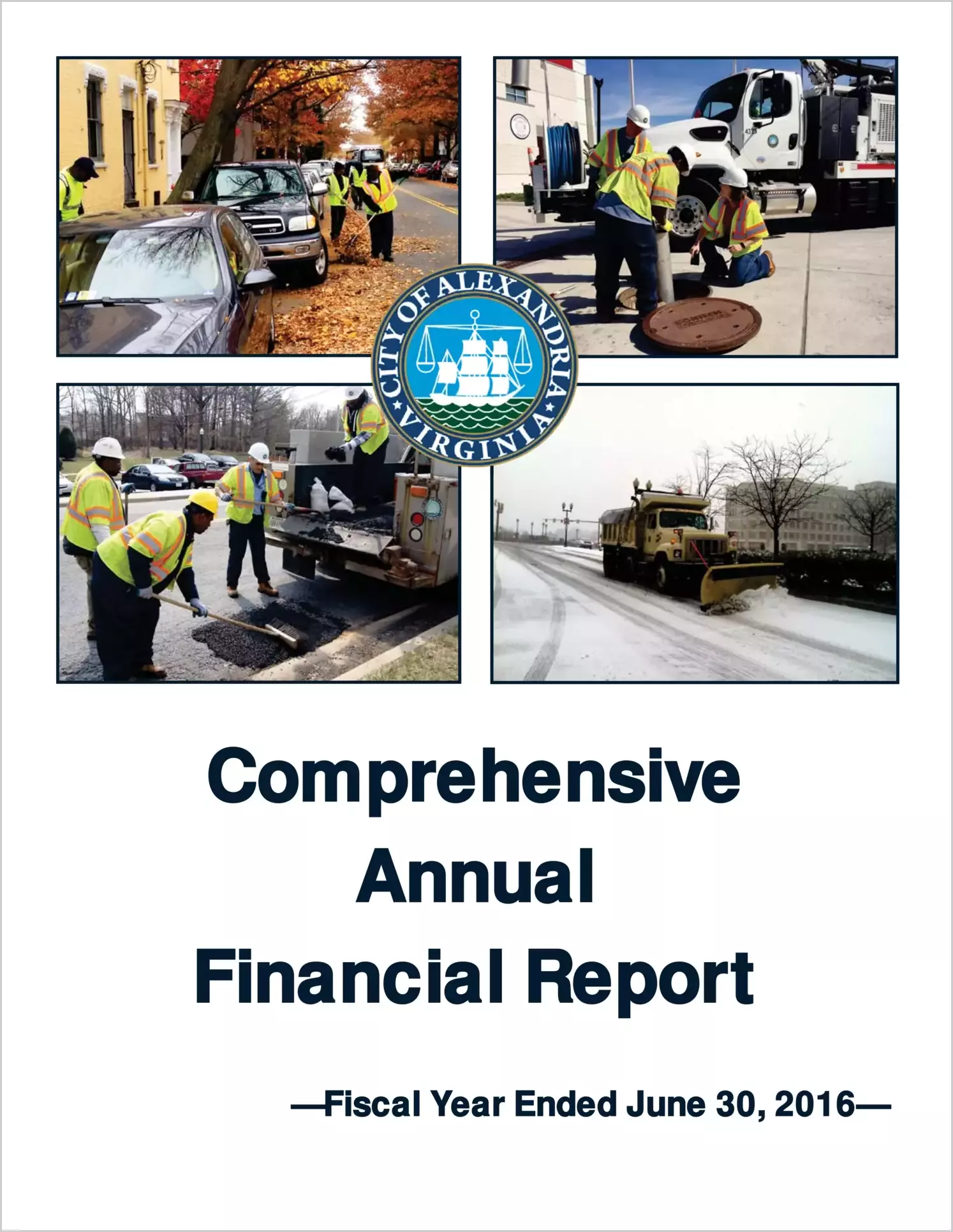 2016 Annual Financial Report for City of Alexandria